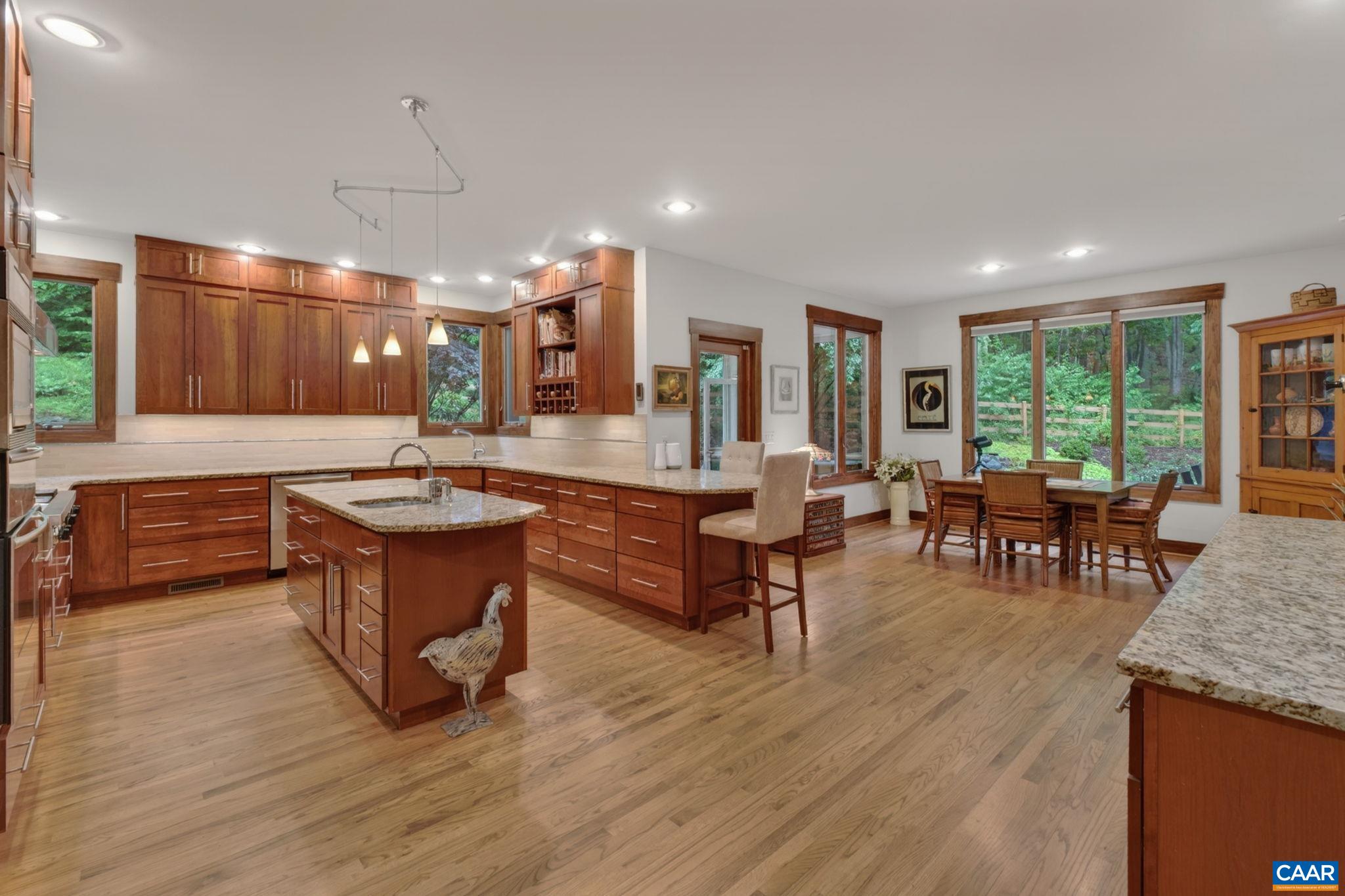 Kitchen and dining area. Kitchen and dining area.