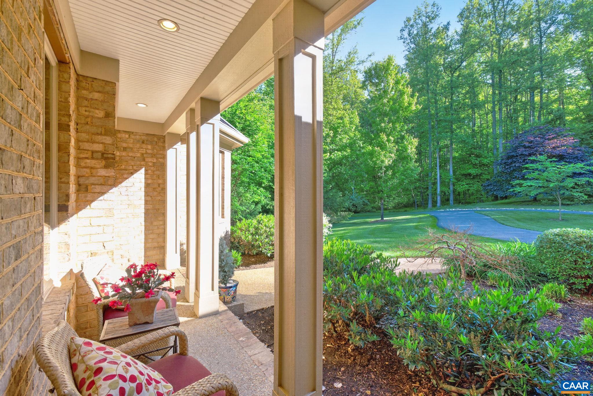 Welcoming front porch. Welcoming front porch.