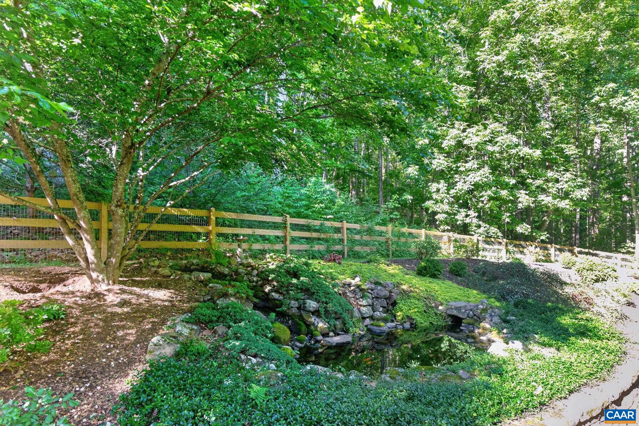 Garden pond. Garden pond.