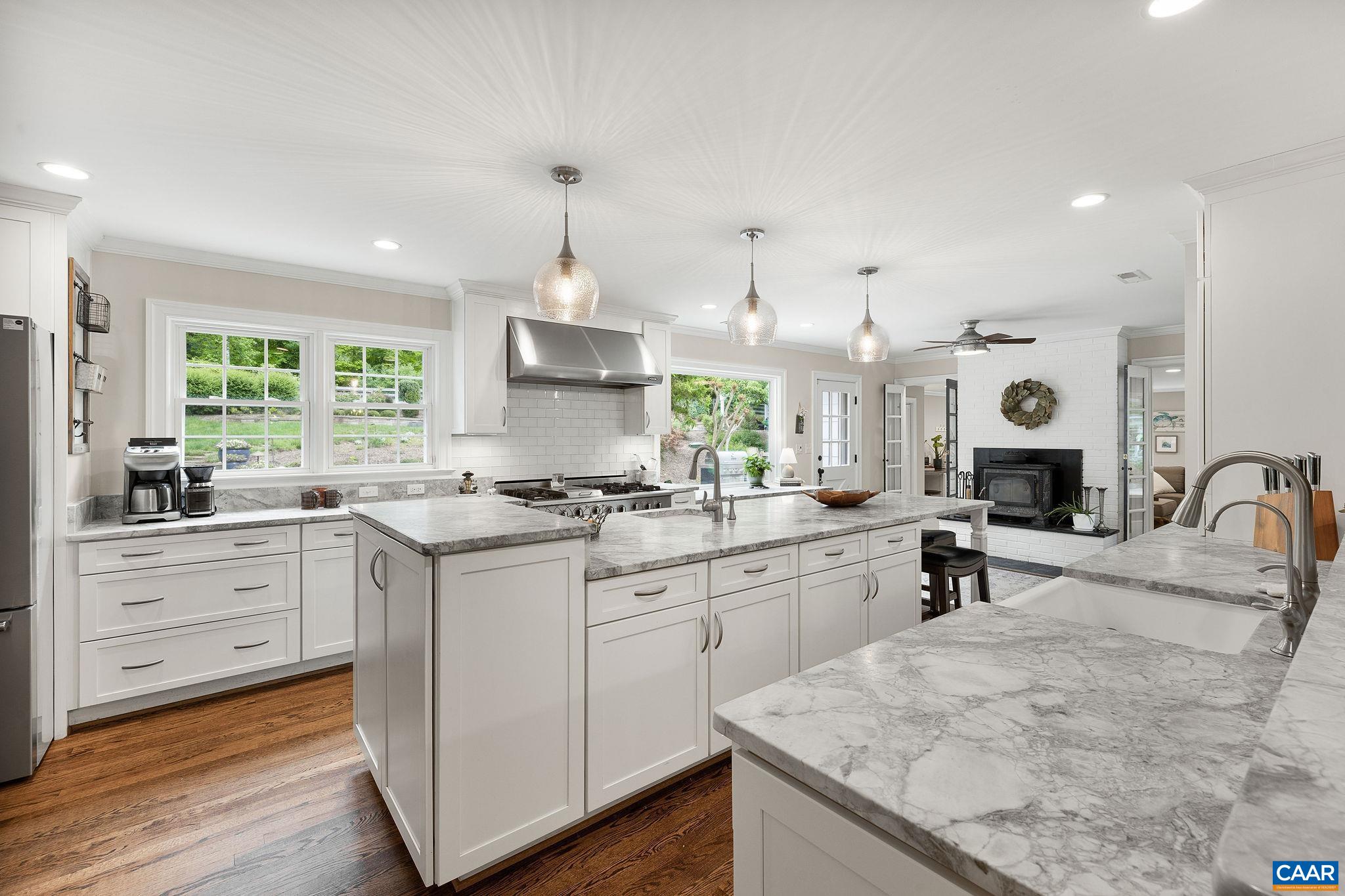 This Karen Turner designed kitchen is the heart of the home.