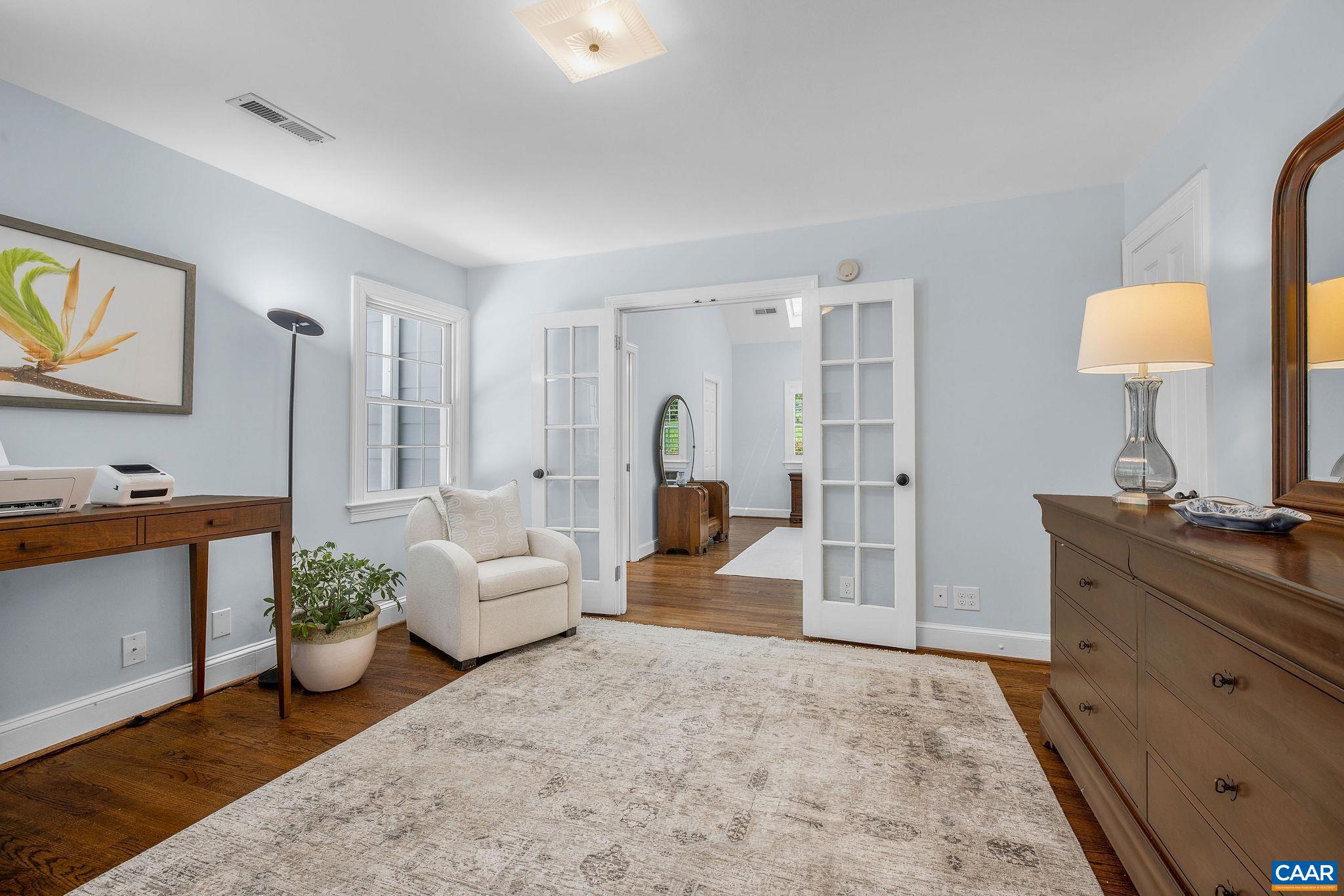 Huge office/sitting room that leads to the primary suite.