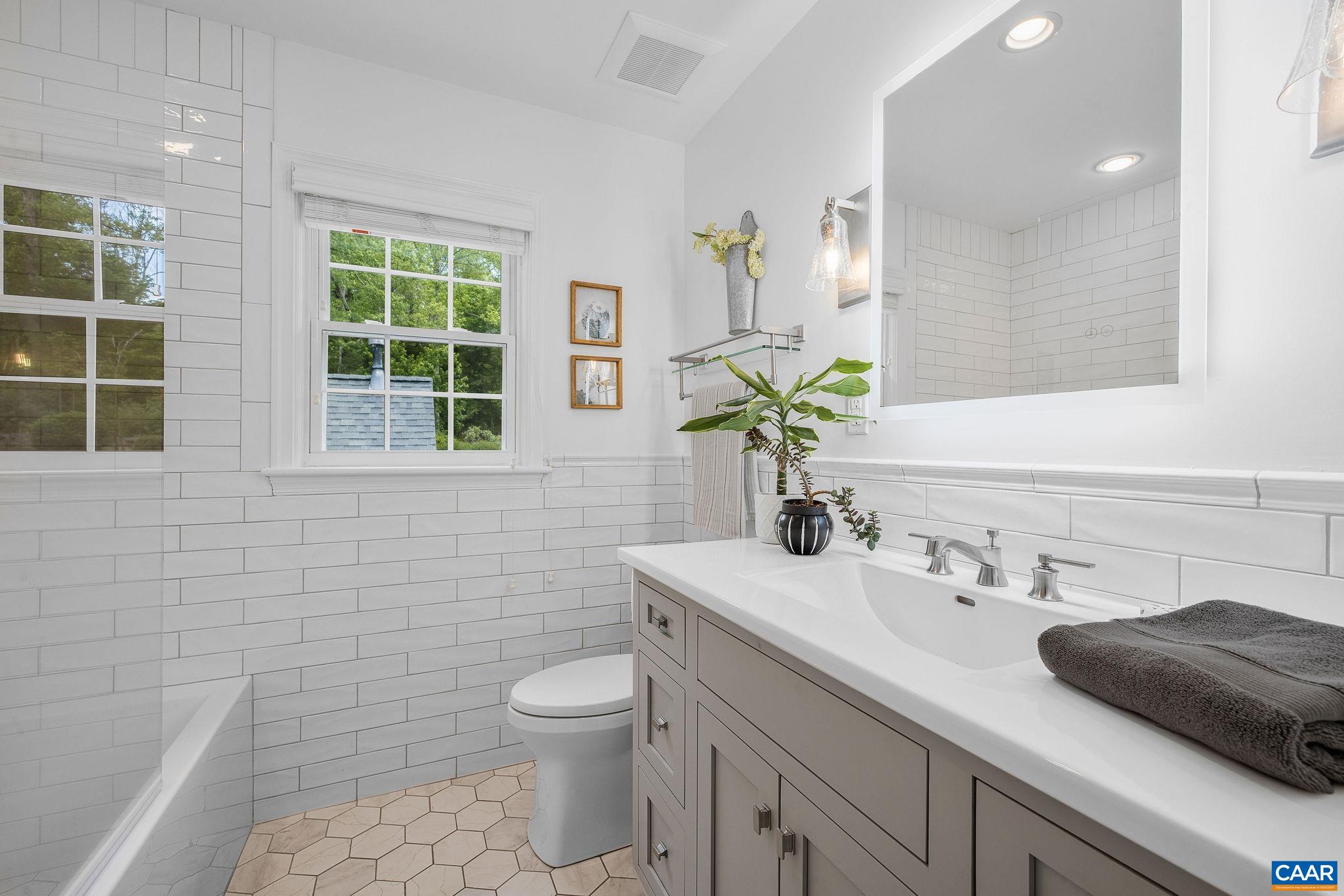Karen Turner designed hall bath on the upper level.