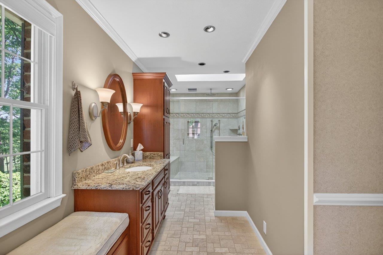 The skylight brings additional natural light The skylight brings additional natural light