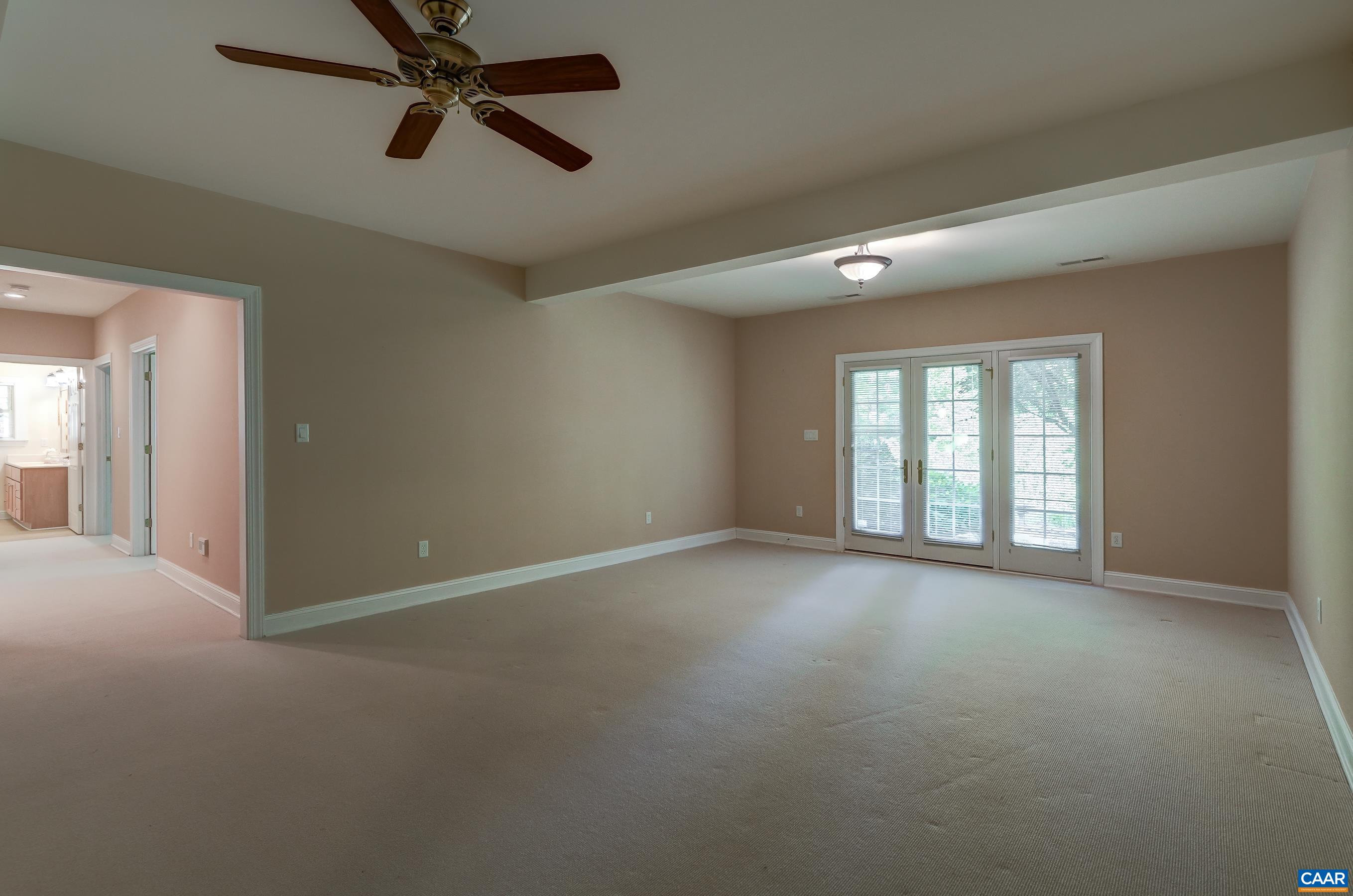 Huge rec room in the walk-out basement