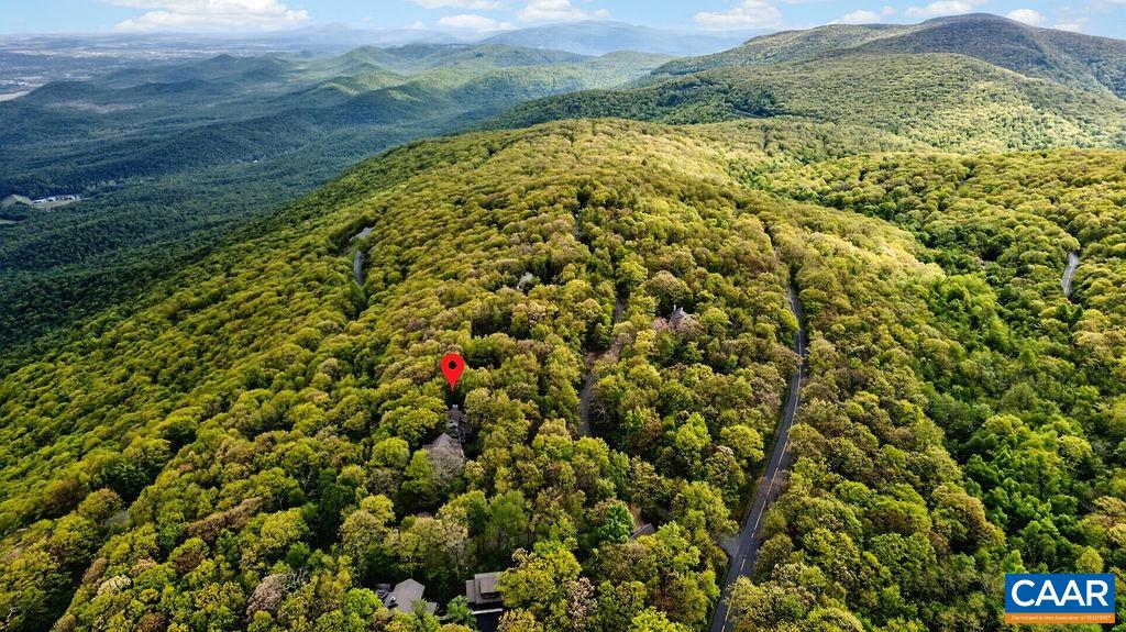 The home backs up to the GW National Forest. The home backs up to the GW National Forest.