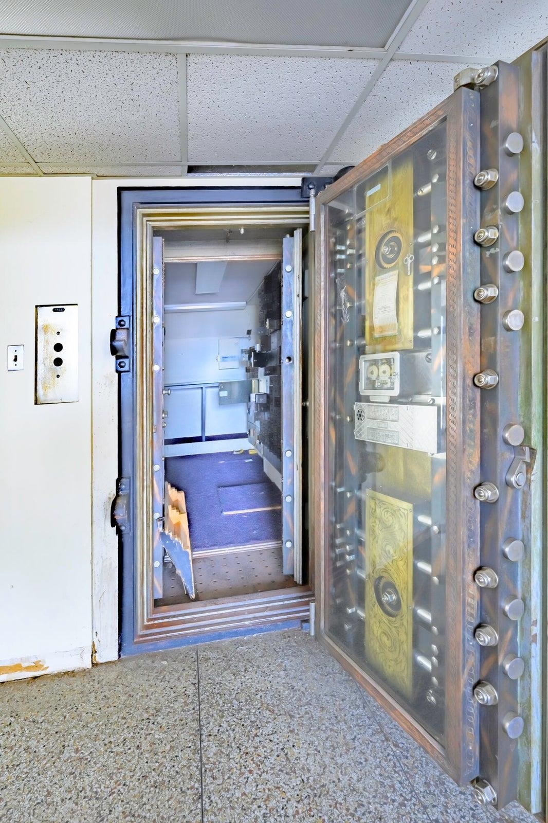Old safe from the days of Bank of America.