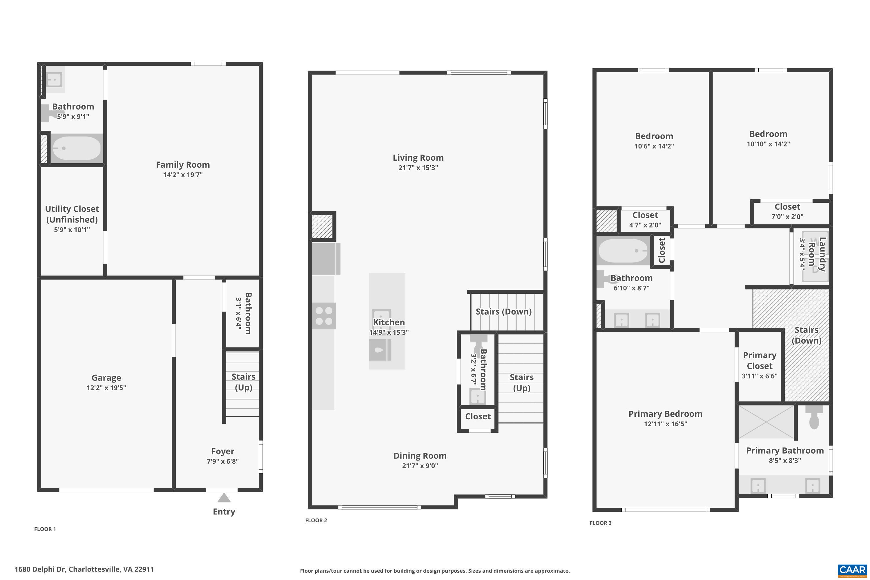 1680 DELPHI DR, CHARLOTTESVILLE, Virginia 22911, 3 Bedrooms Bedrooms, ,3 BathroomsBathrooms,Residential,1680 DELPHI DR,677325 MLS # 677325