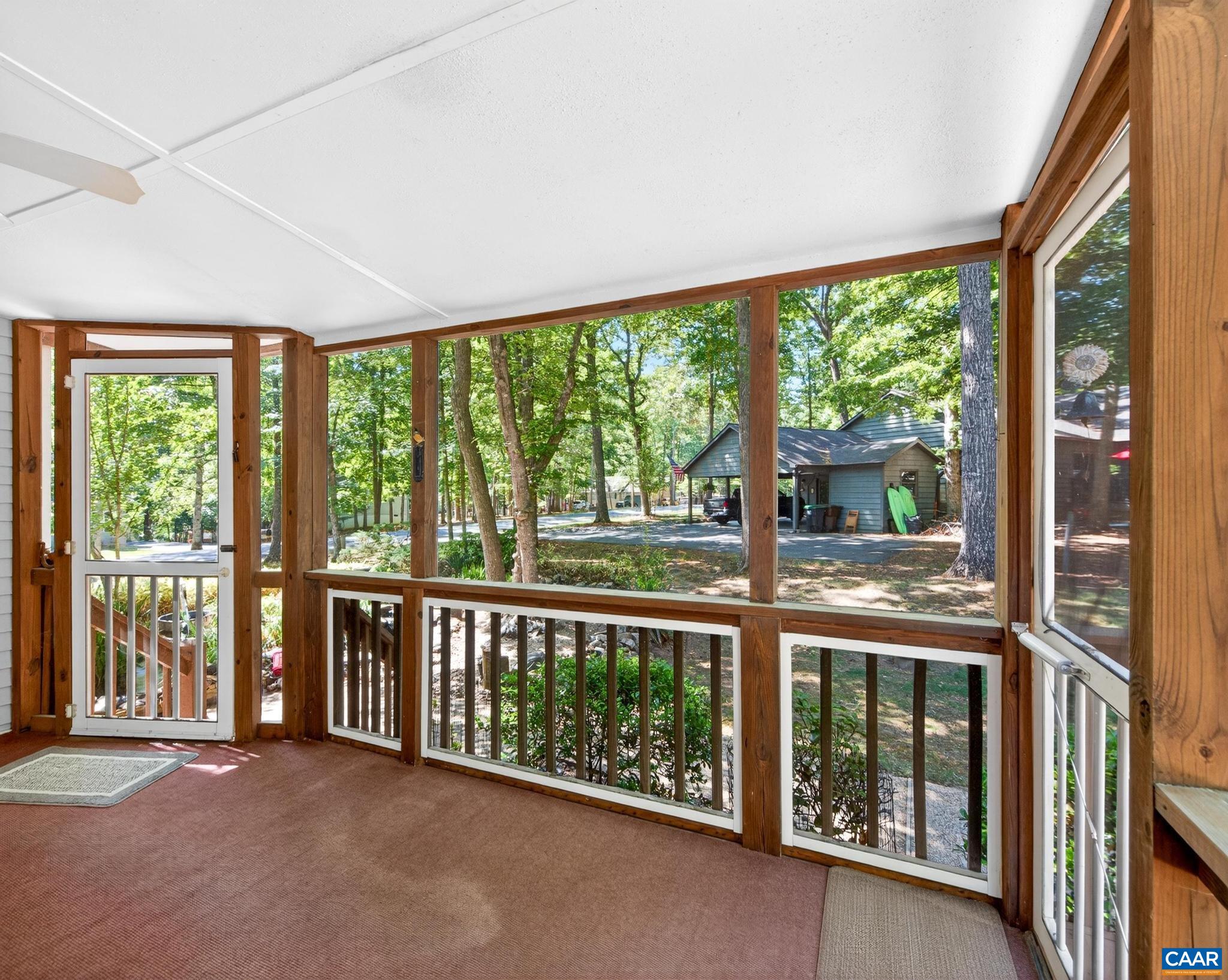 Direct access to the yard and Koi Ponds.