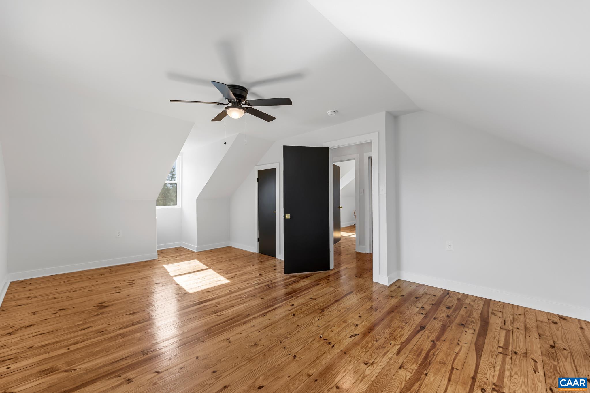 Each bedroom features carefully refinished original hardwood flooring, adding to the charm of this adorable country-style home. Each bedroom features carefully refinished original hardwood flooring, adding to the charm of this adorable country-style home.