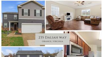 235 DALIAH WAY, ORANGE, Virginia 22960, 4 Bedrooms Bedrooms, ,2 BathroomsBathrooms,Residential,235 DALIAH WAY,VAOR2014074 MLS # VAOR2014074
