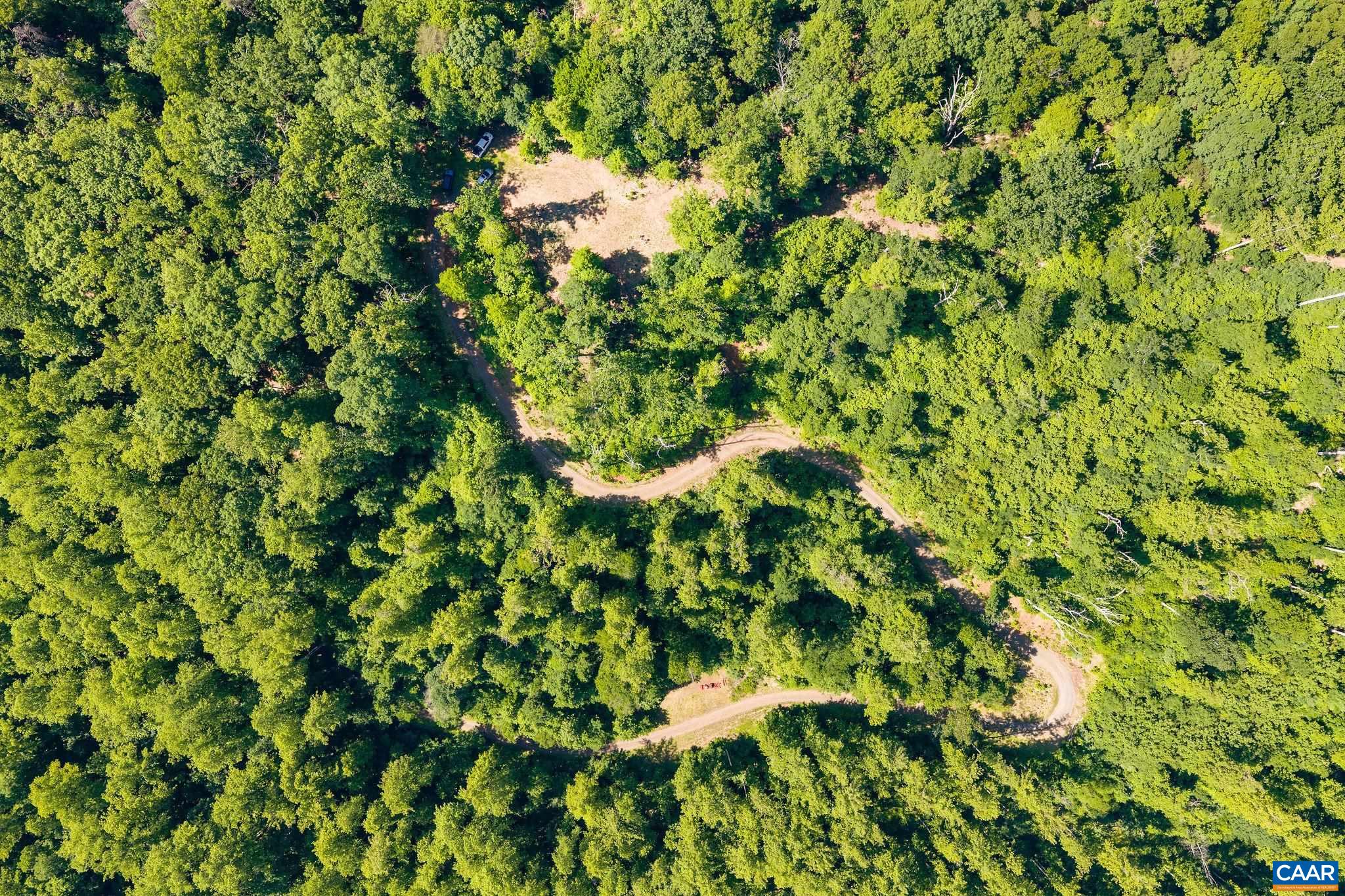 cleared with view of the property in 2020