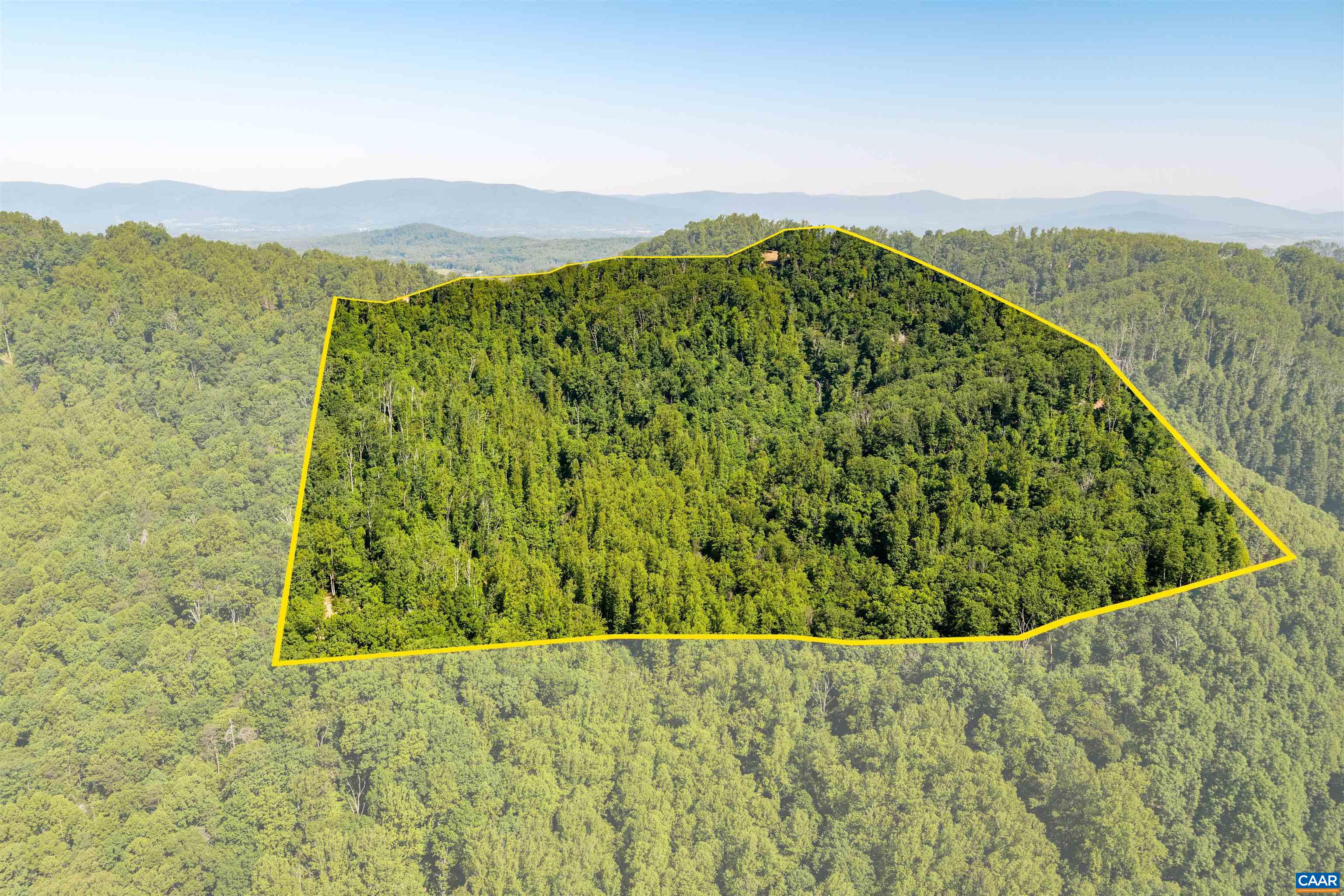 easement w/appr 6 acres carved out for building and driveway maintenance.
