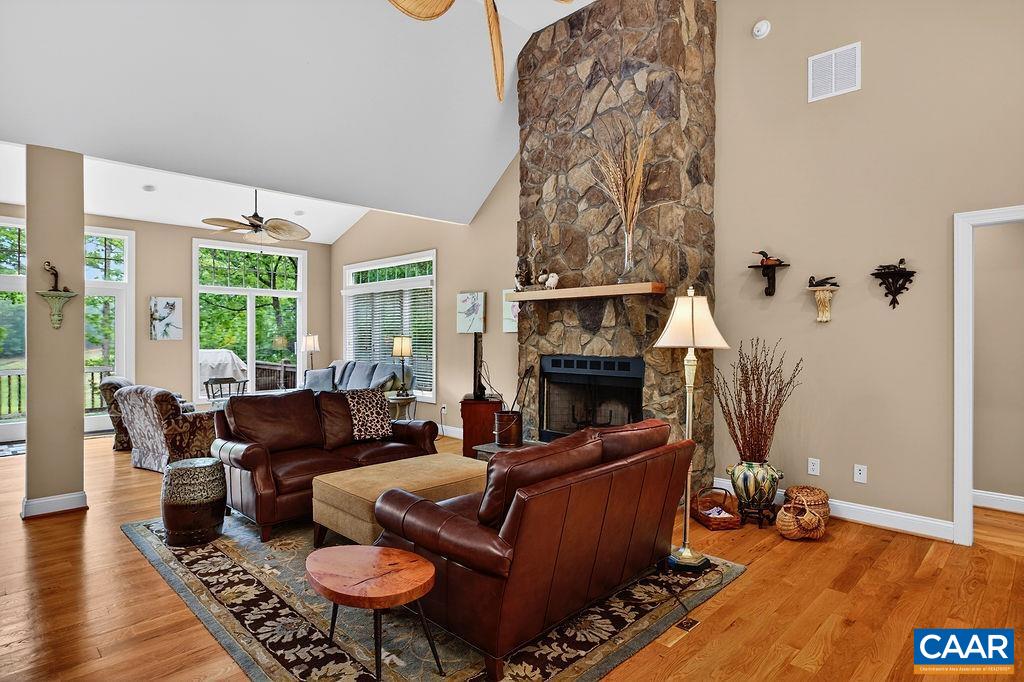 Beautiful open floor plan seamlessly connecting the great room, kitchen, and dining area. Beautiful open floor plan seamlessly connecting the great room, kitchen, and dining area.