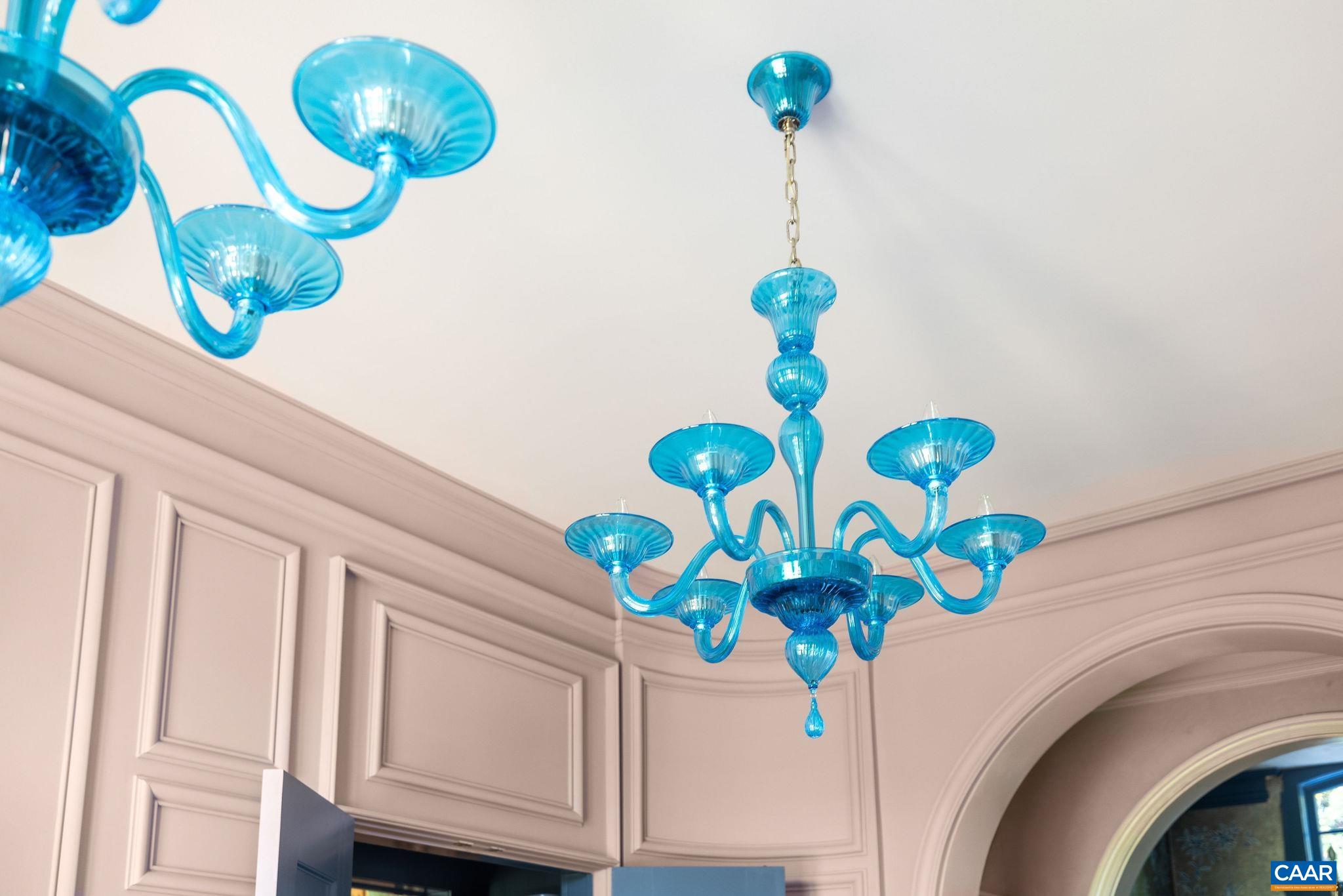 Italian, hand blown Murano glass chandeliers