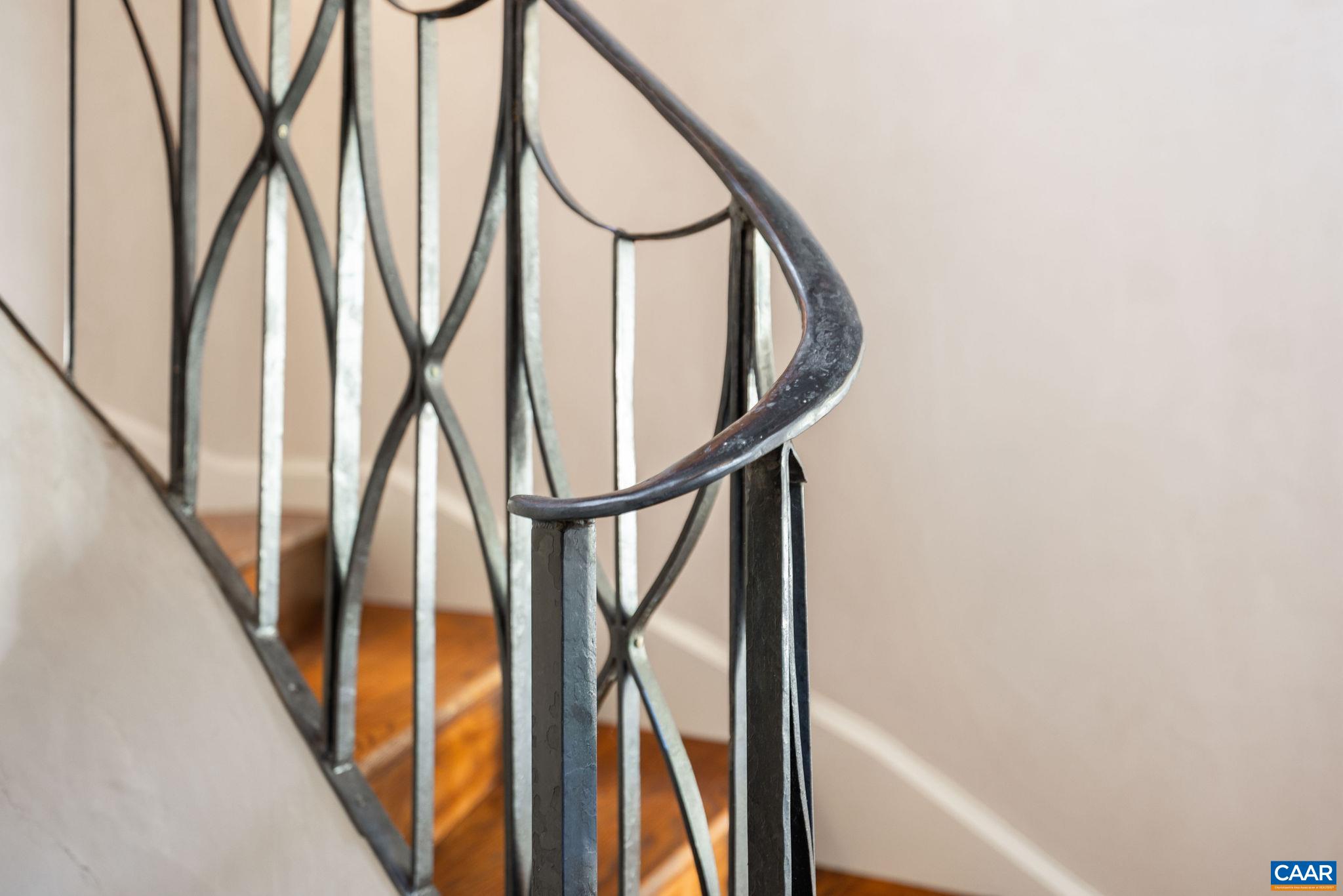 Metalwork by local artisan Edward Pelton