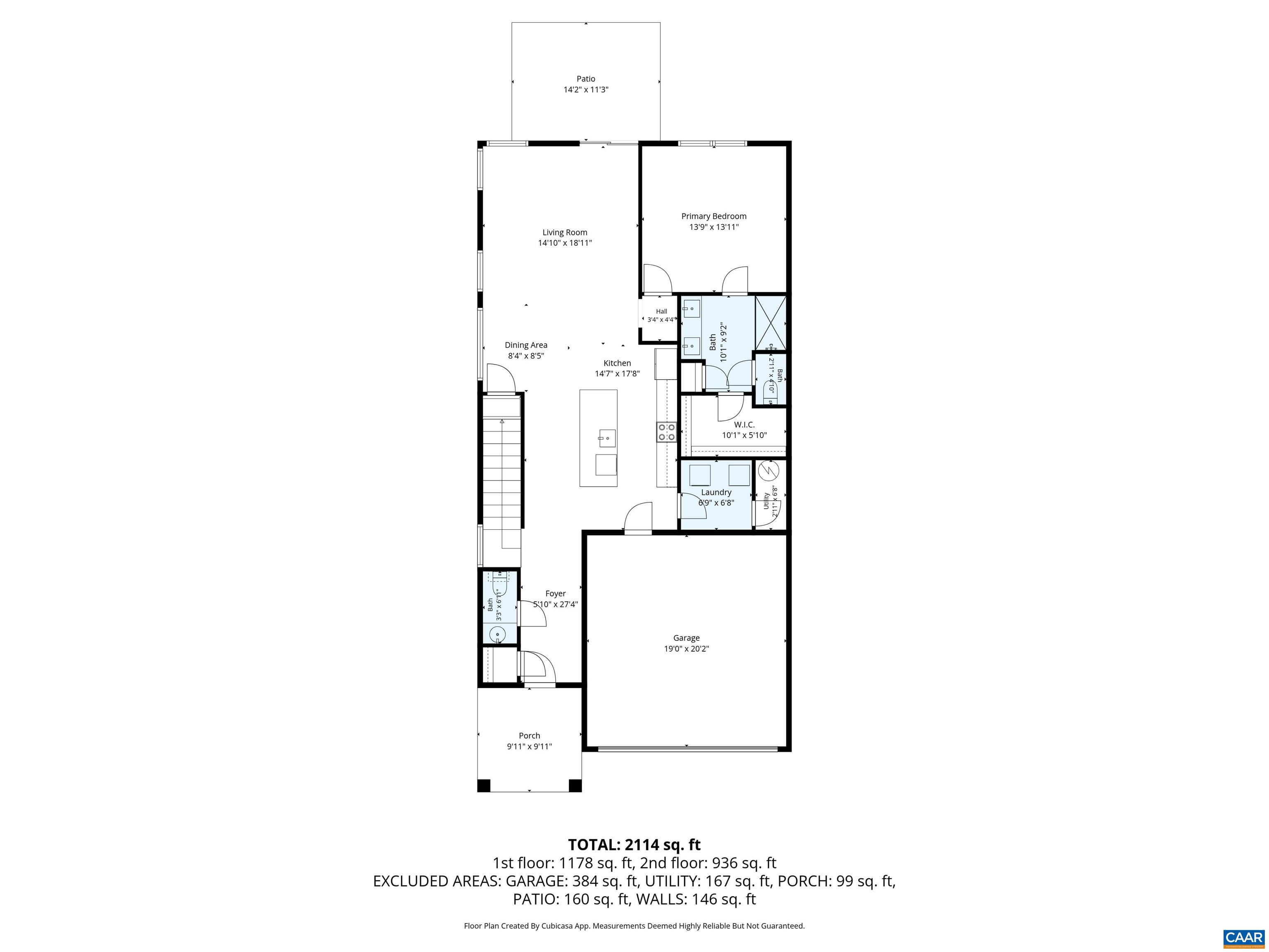 Main level floor plan. Main level floor plan.