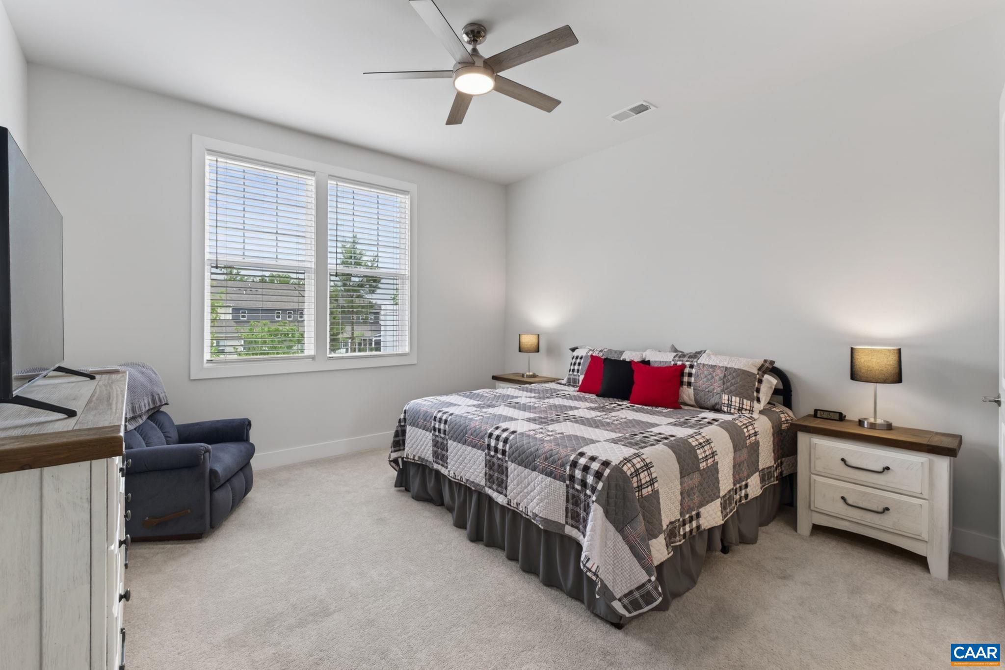 Large and comfortable primary bedroom. Large and comfortable primary bedroom.