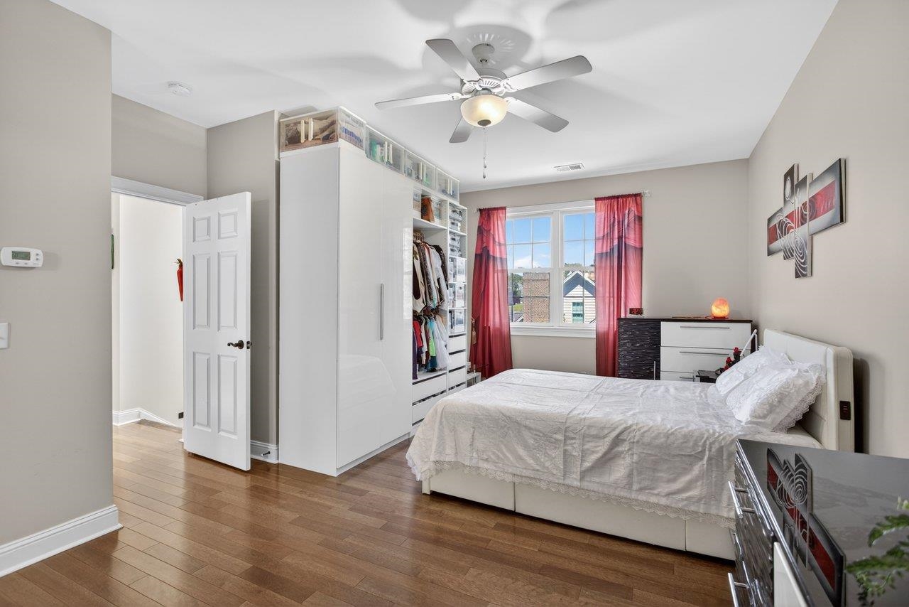 This spacious retreat has a large walk-in closet and additional closet.The wardrobe unit does not convey This spacious retreat has a large walk-in closet and additional closet.The wardrobe unit does not convey