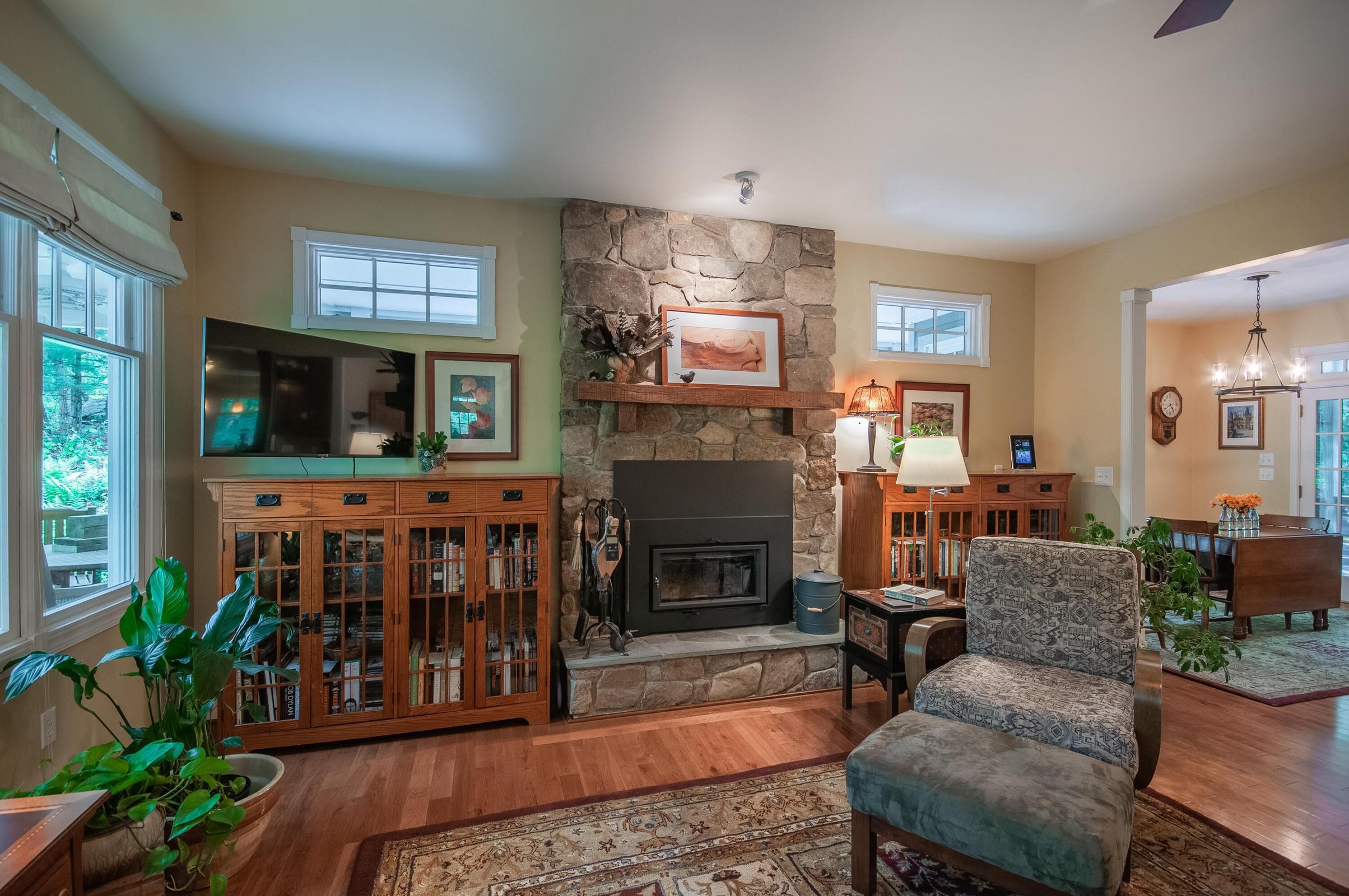 Stone fireplace built by Rockbridge County's famous stone mason, Michael Barry-rec. Stone fireplace built by Rockbridge County's famous stone mason, Michael Barry-rec.