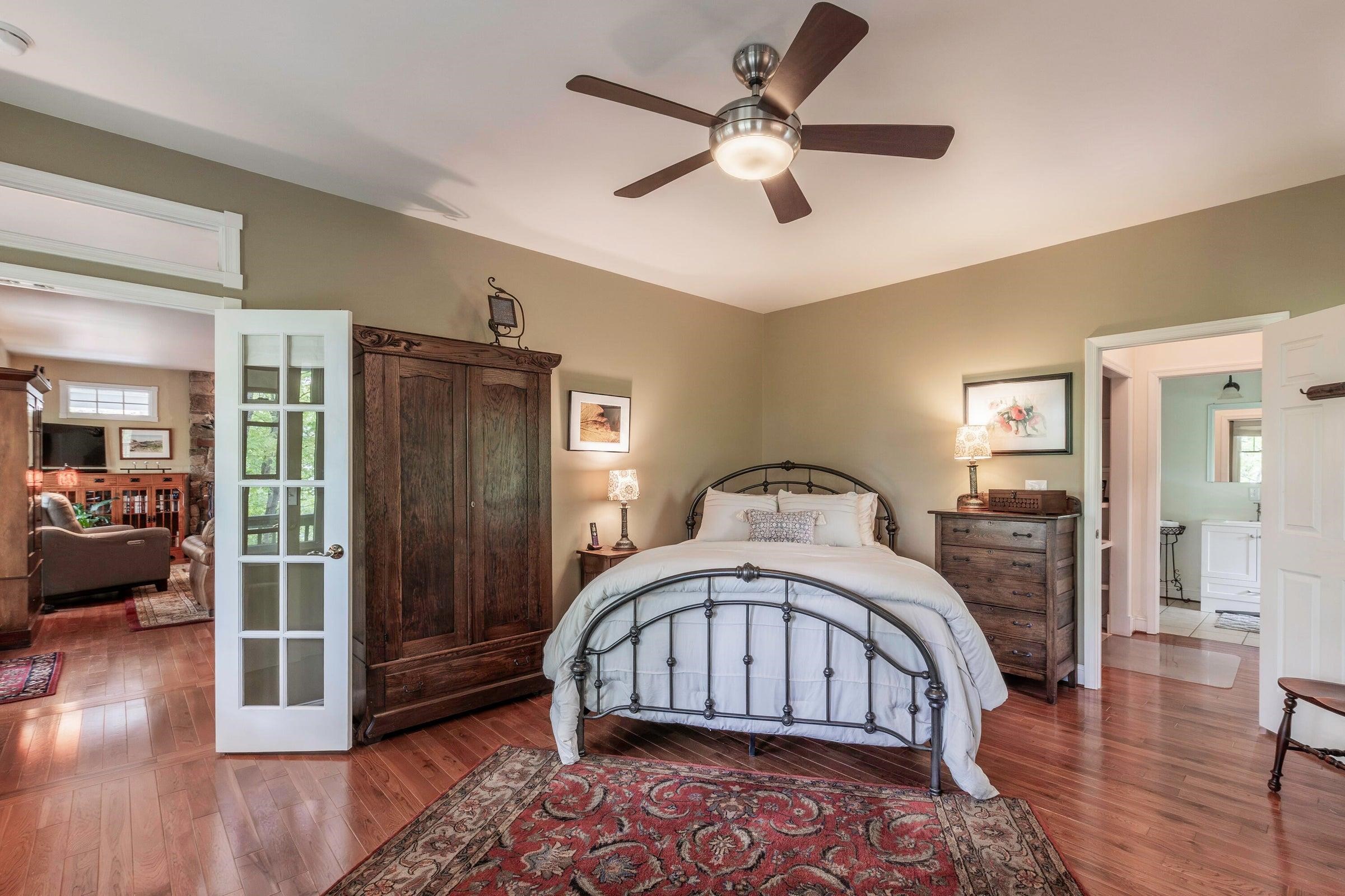 Enter the Primary suite from the Living Room. Enter the Primary suite from the Living Room.