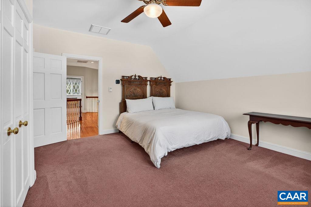 One of the two generous guest suites on the second floor.