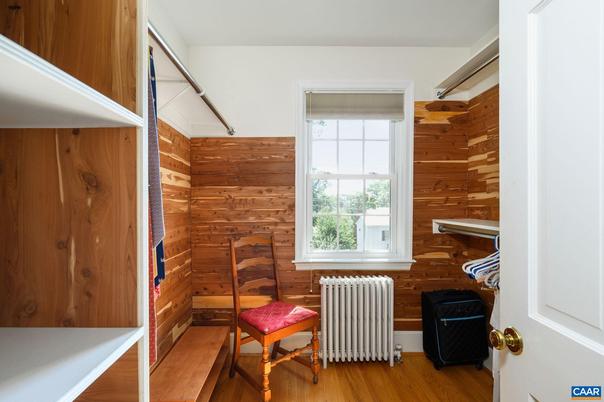 Second floor cedar closet