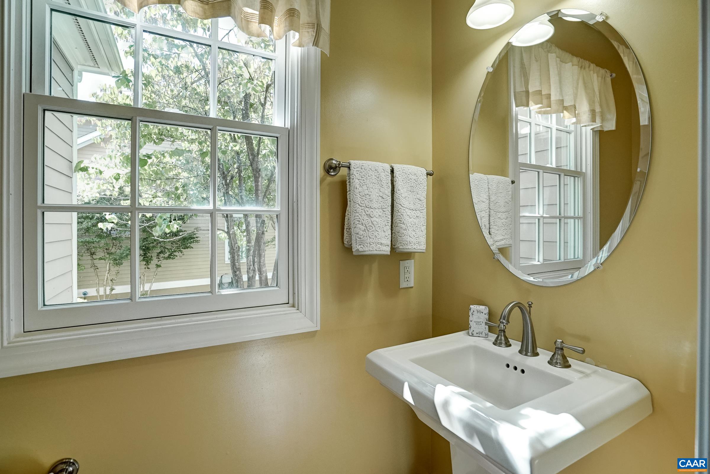 Main level powder room.