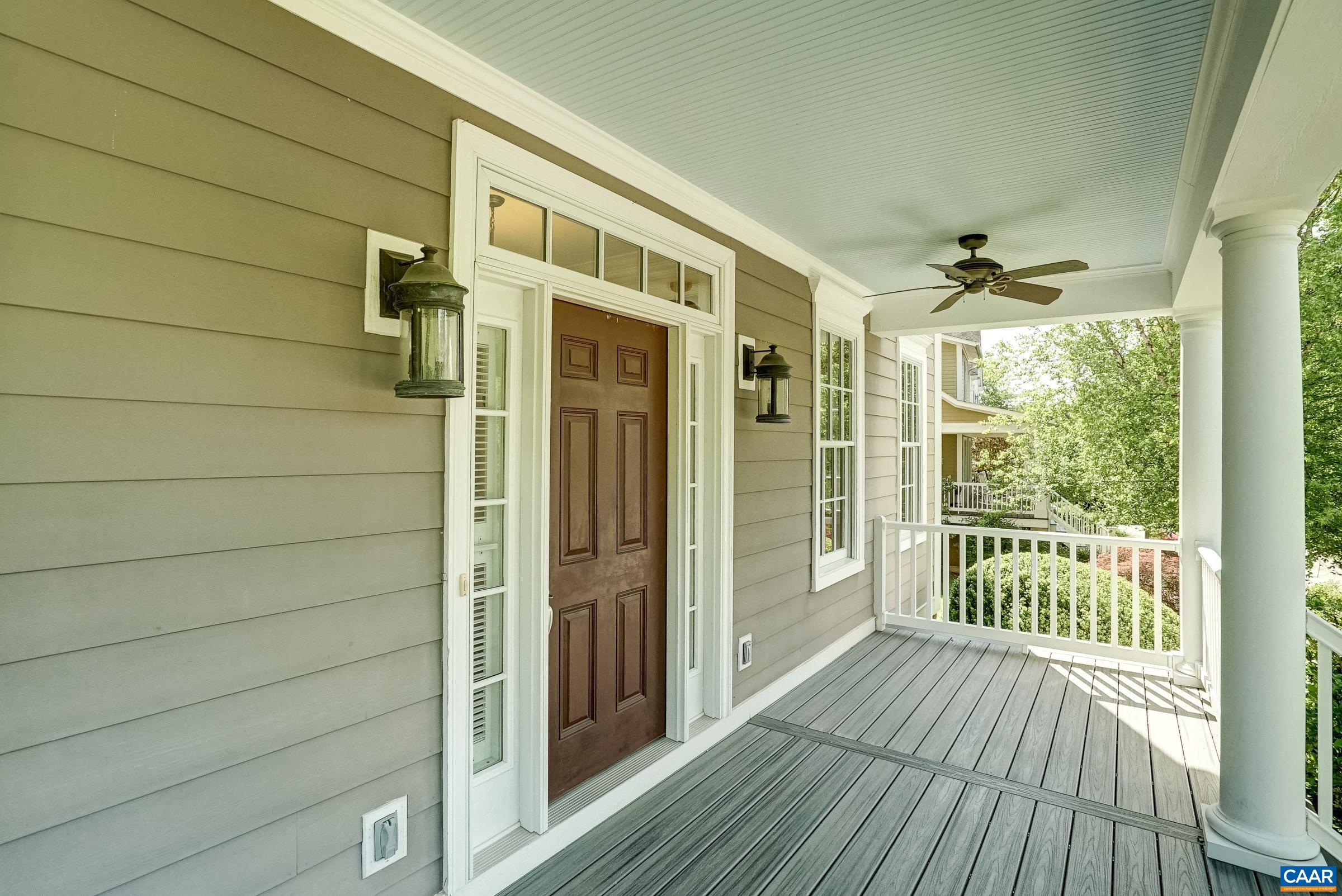 Welcoming front porch.