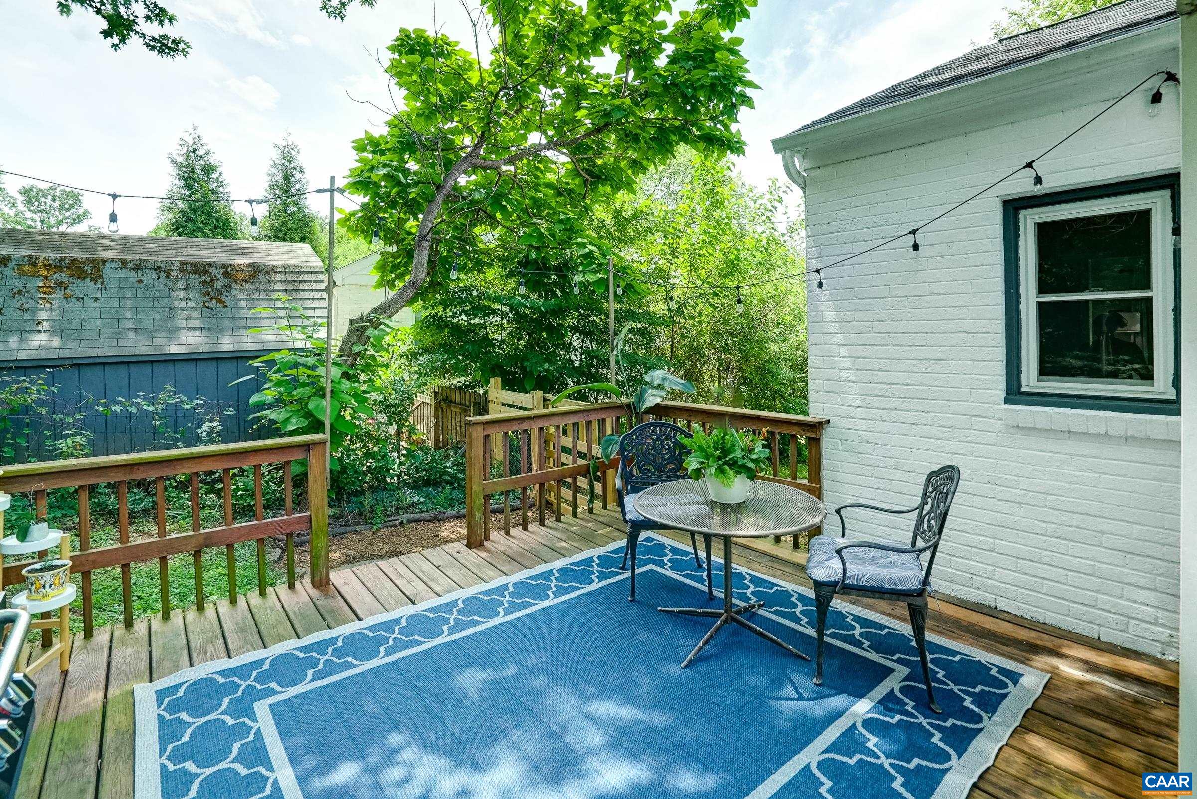 Huge deck for outdoor entertaining! double the living spaces outdoors!
