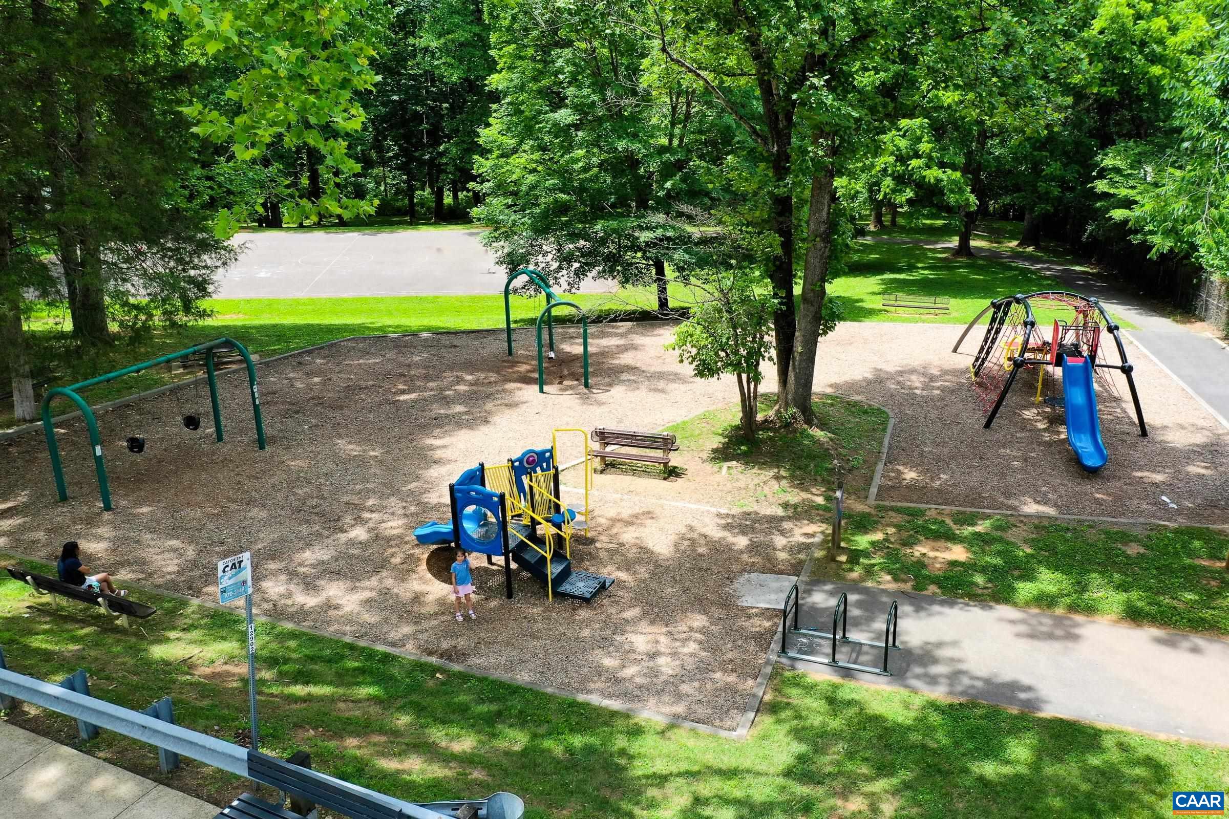 Neighborhood playground just steps from the home.