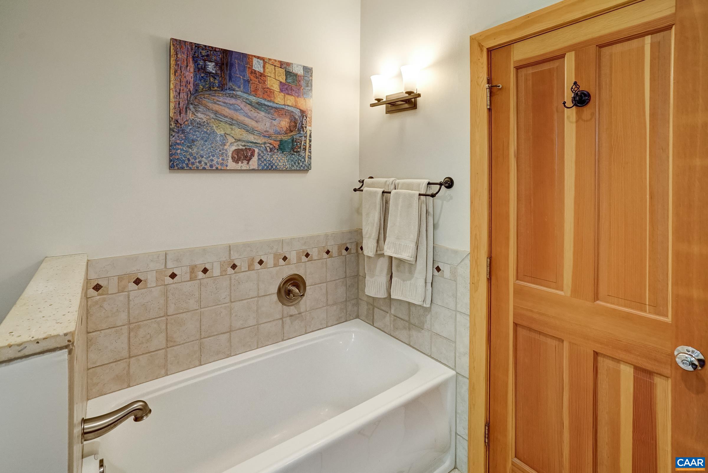Soaking tub.