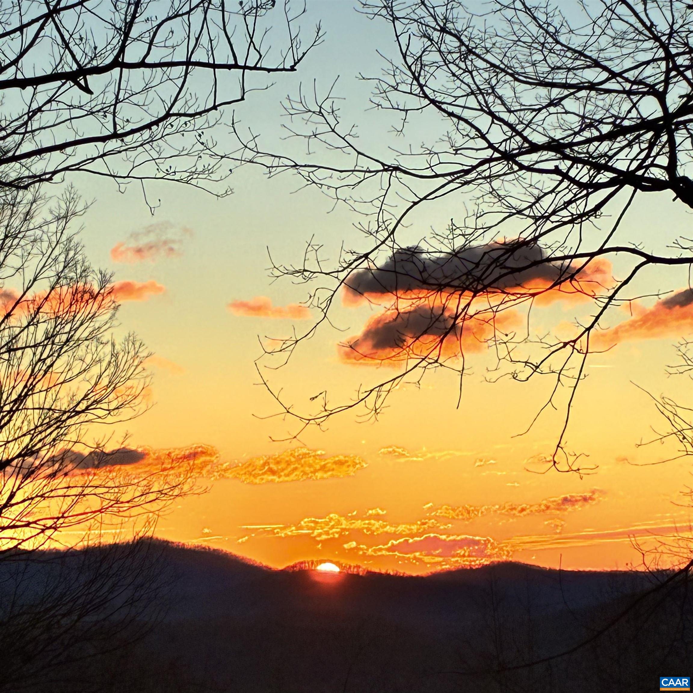 Sunrise from the rear decks