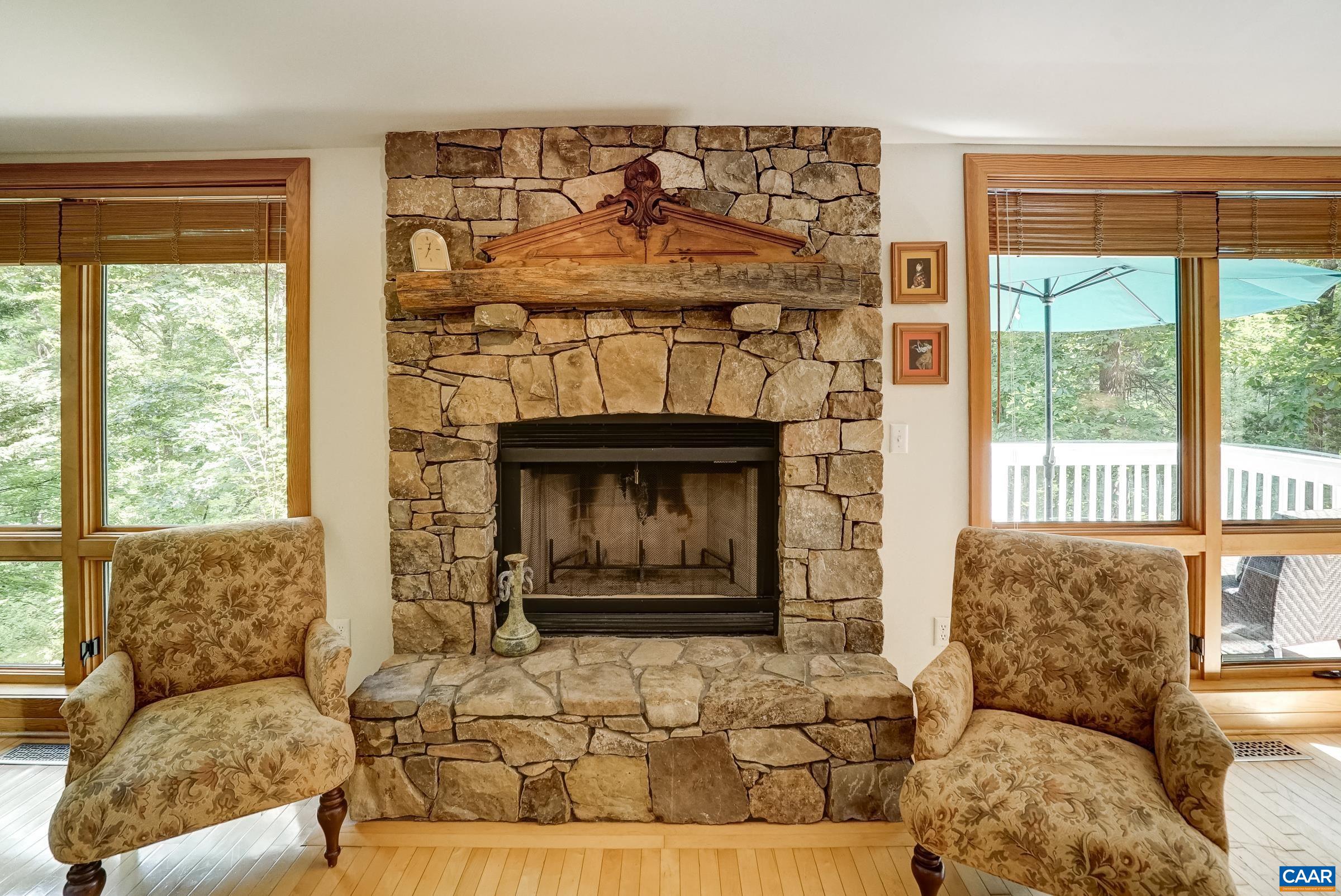 Beautiful fireplace