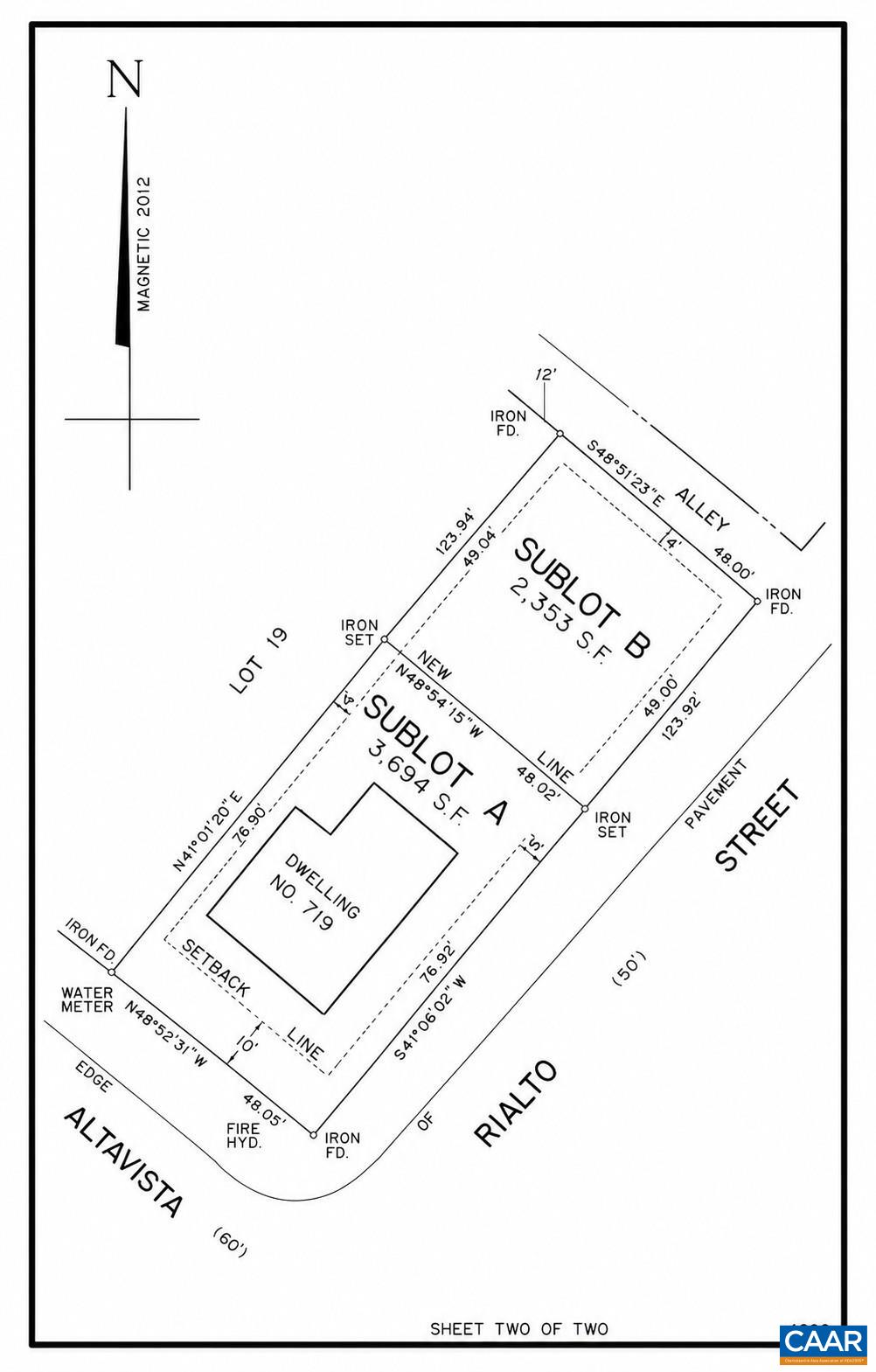TBD ALTAVISTA AVE, CHARLOTTESVILLE, Virginia 22902, ,Land,TBD ALTAVISTA AVE,678038 MLS # 678038