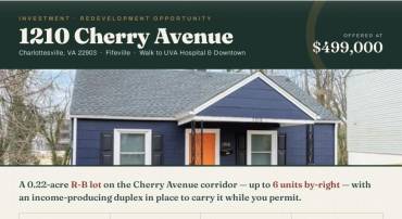 1210 CHERRY AVE, CHARLOTTESVILLE, Virginia 22903, ,Residential,1210 CHERRY AVE,678063 MLS # 678063