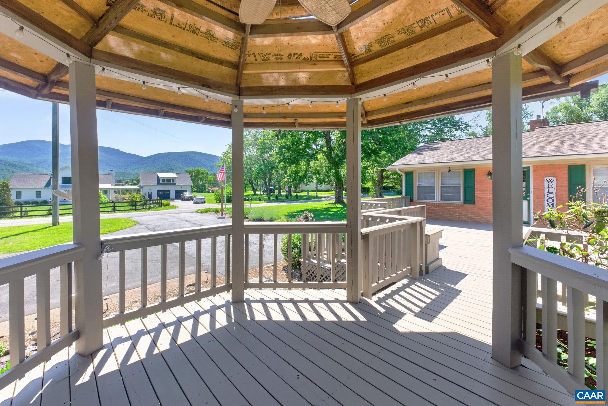 Great view from the gazebo!