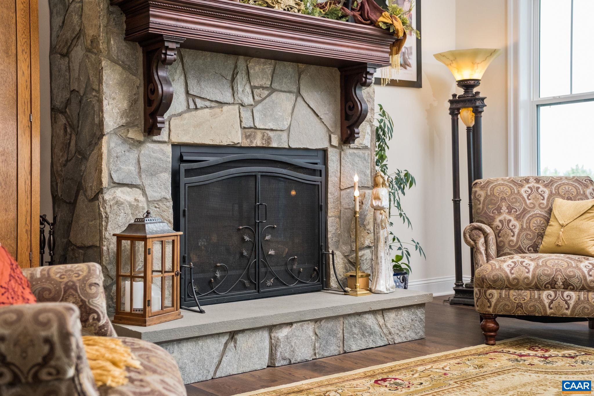 The fireplace is gas logs. The fireplace is gas logs.