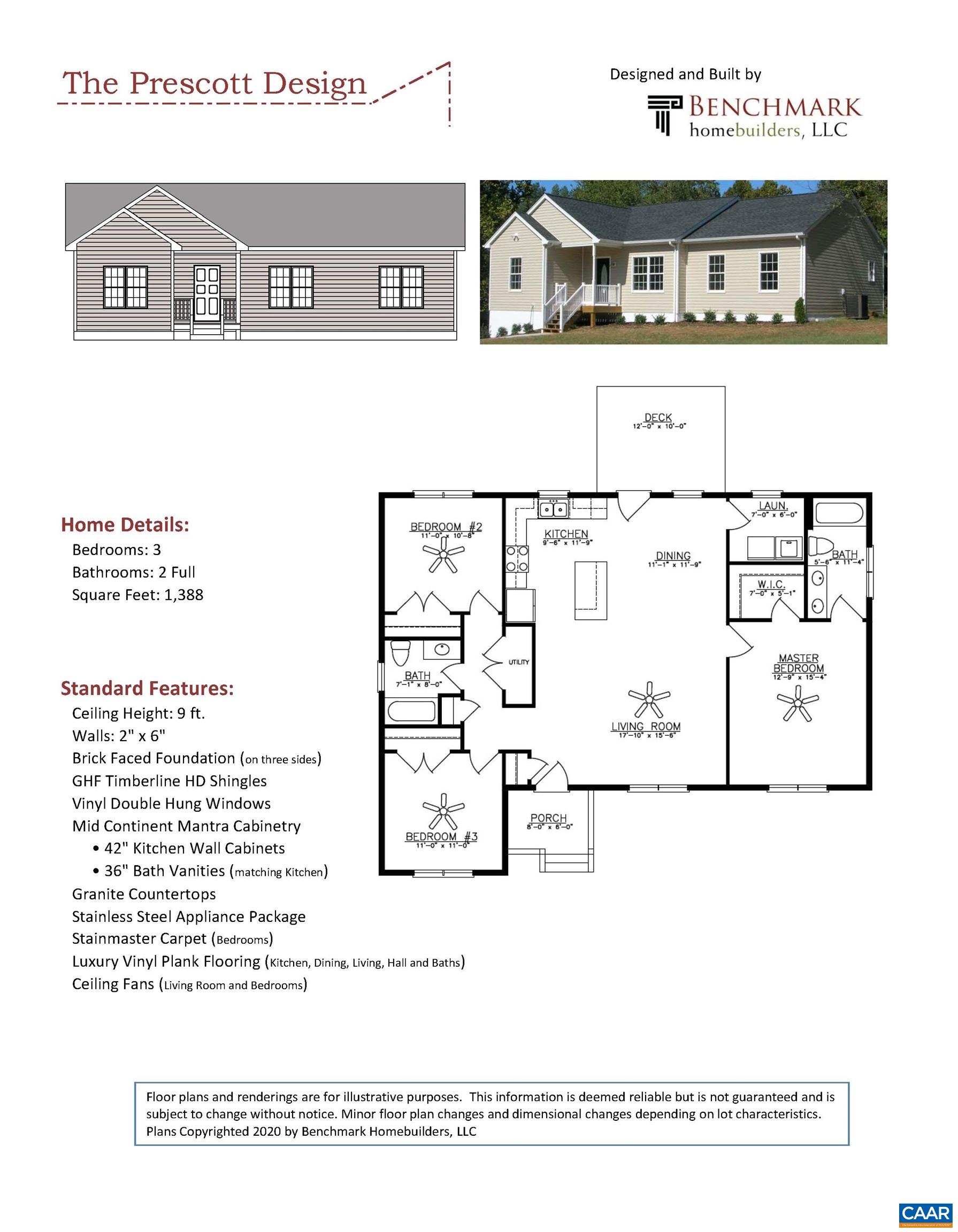 261 BARRINGTON DR, STANARDSVILLE, Virginia 22973, 3 Bedrooms Bedrooms, ,2 BathroomsBathrooms,Residential,The Prescott,261 BARRINGTON DR,678420 MLS # 678420