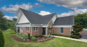 A beautifully landscaped yard