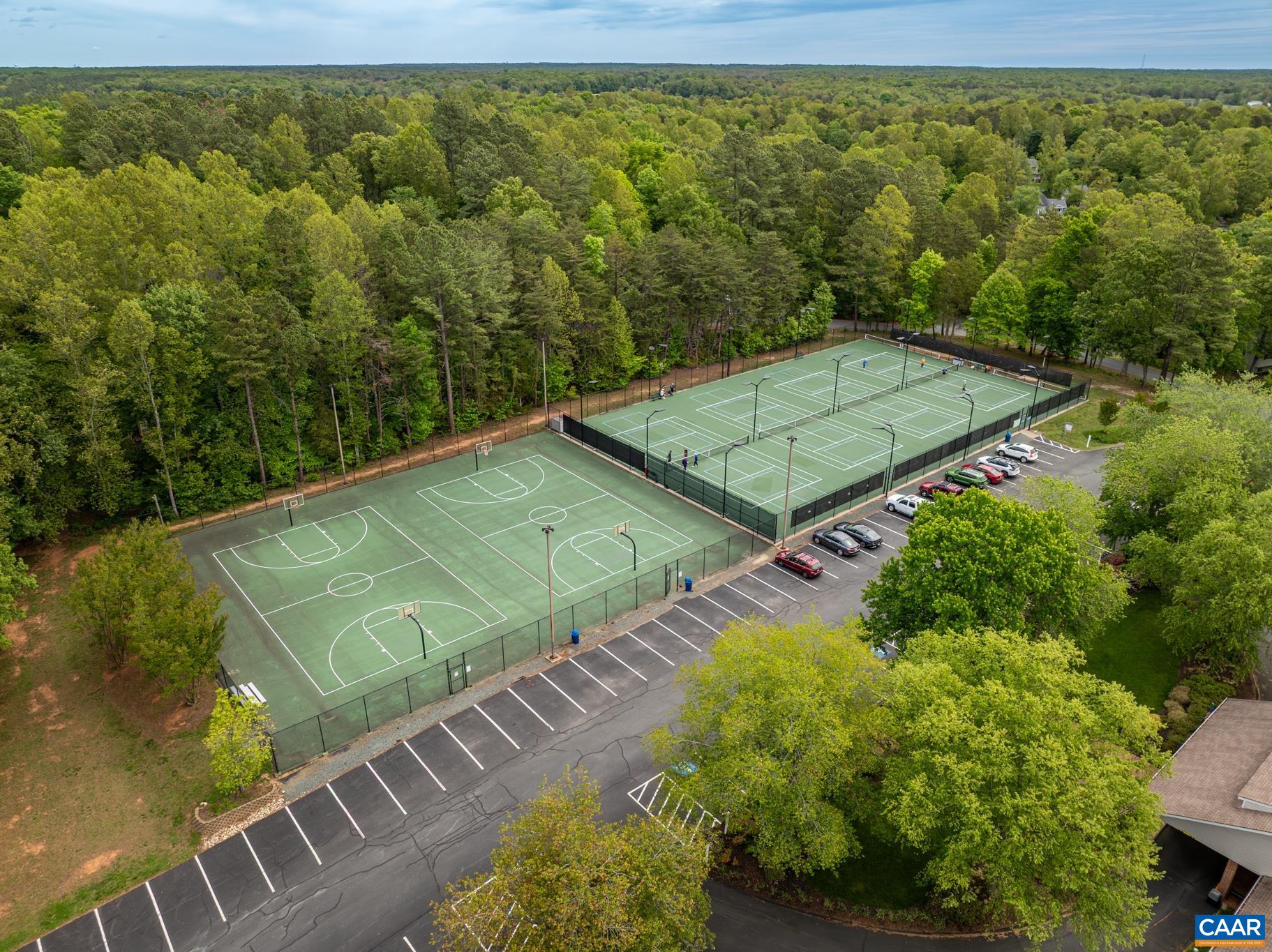 Enjoy access to a lighted basketball and tennis courts within the community. Just a few of the amenities for owners at Lake Monticello Enjoy access to a lighted basketball and tennis courts within the community. Just a few of the amenities for owners at Lake Monticello