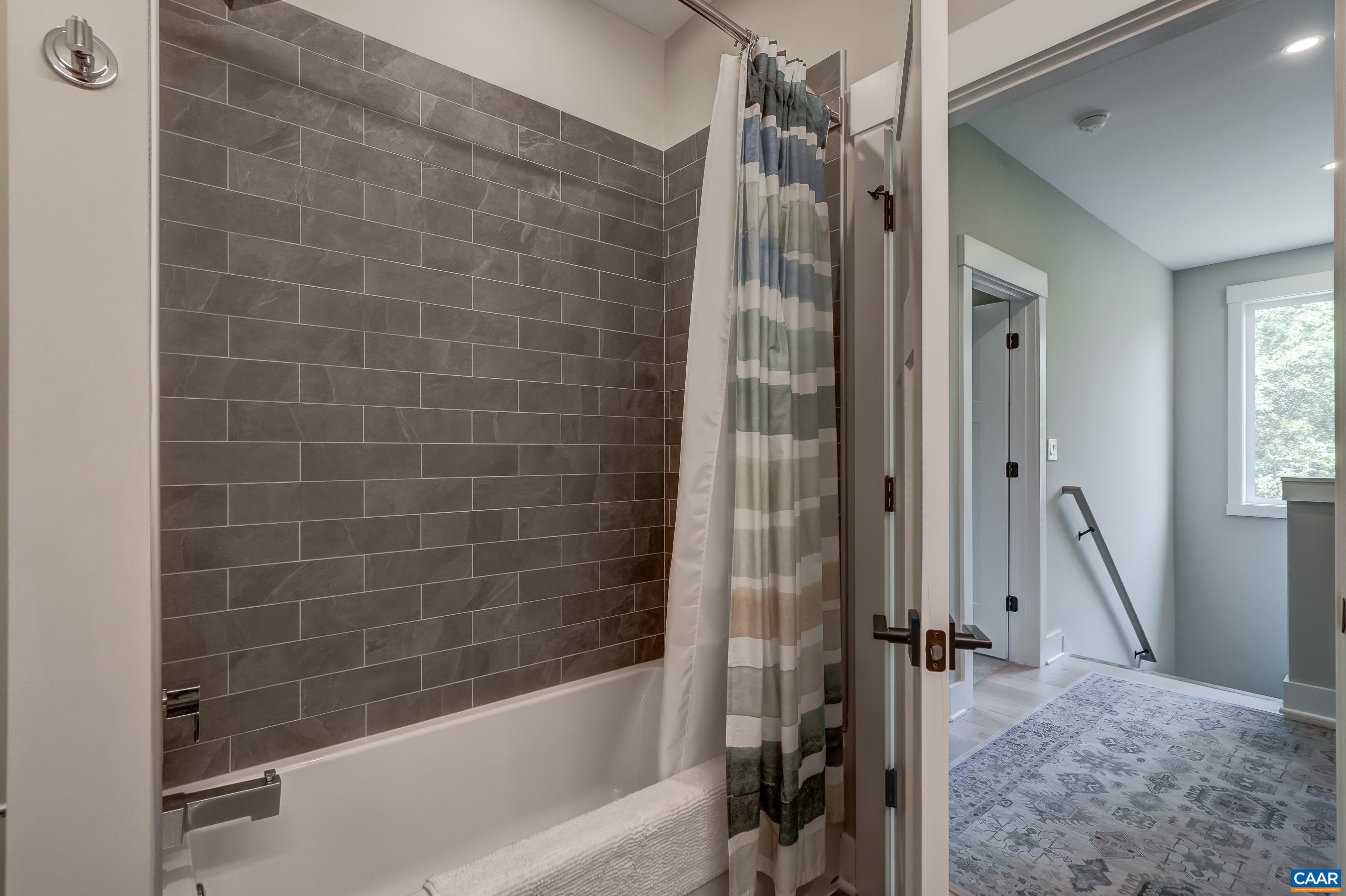 Beautiful tiled shower. Beautiful tiled shower.