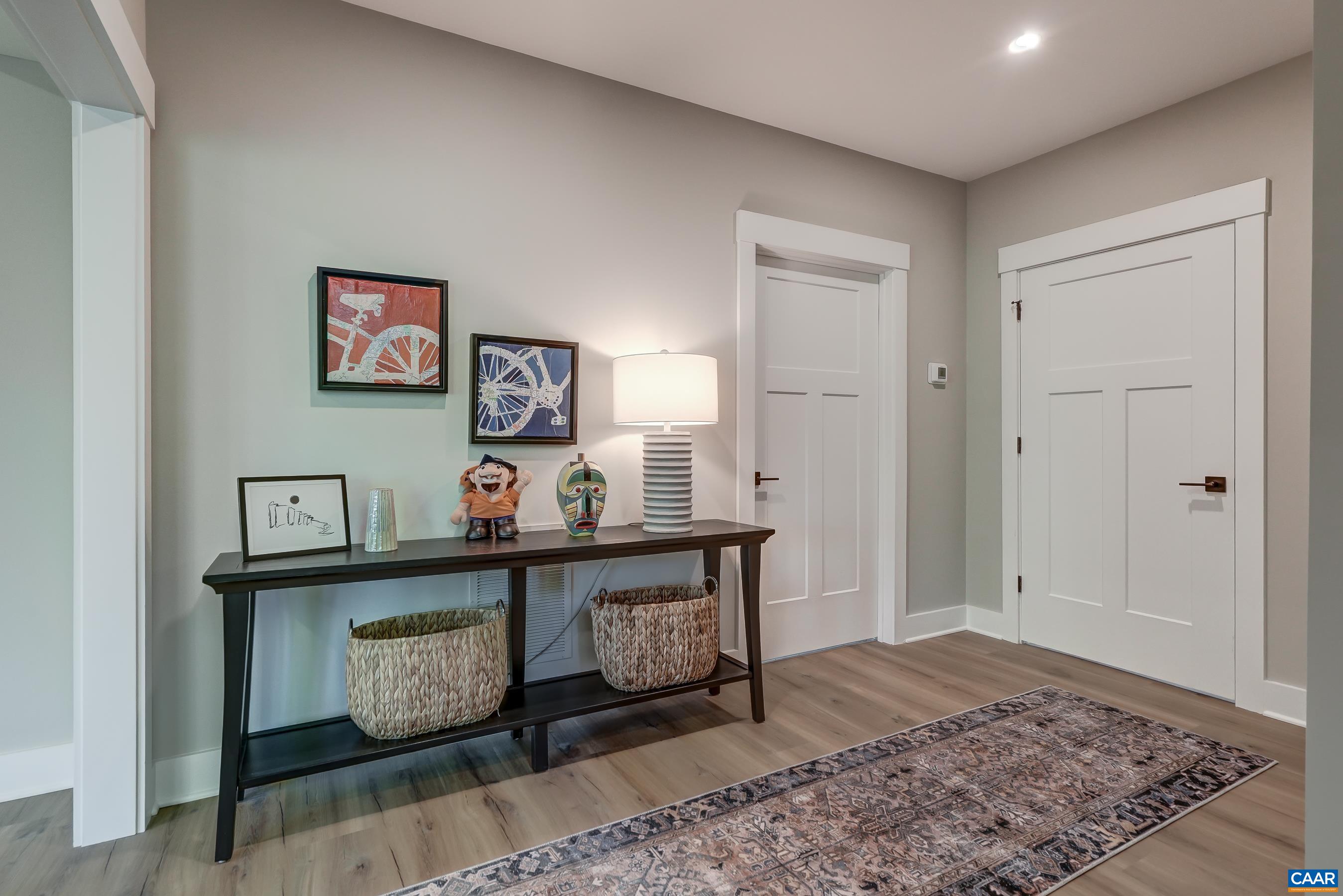 Basement features low maintenance luxury vinyl flooring. Basement features low maintenance luxury vinyl flooring.