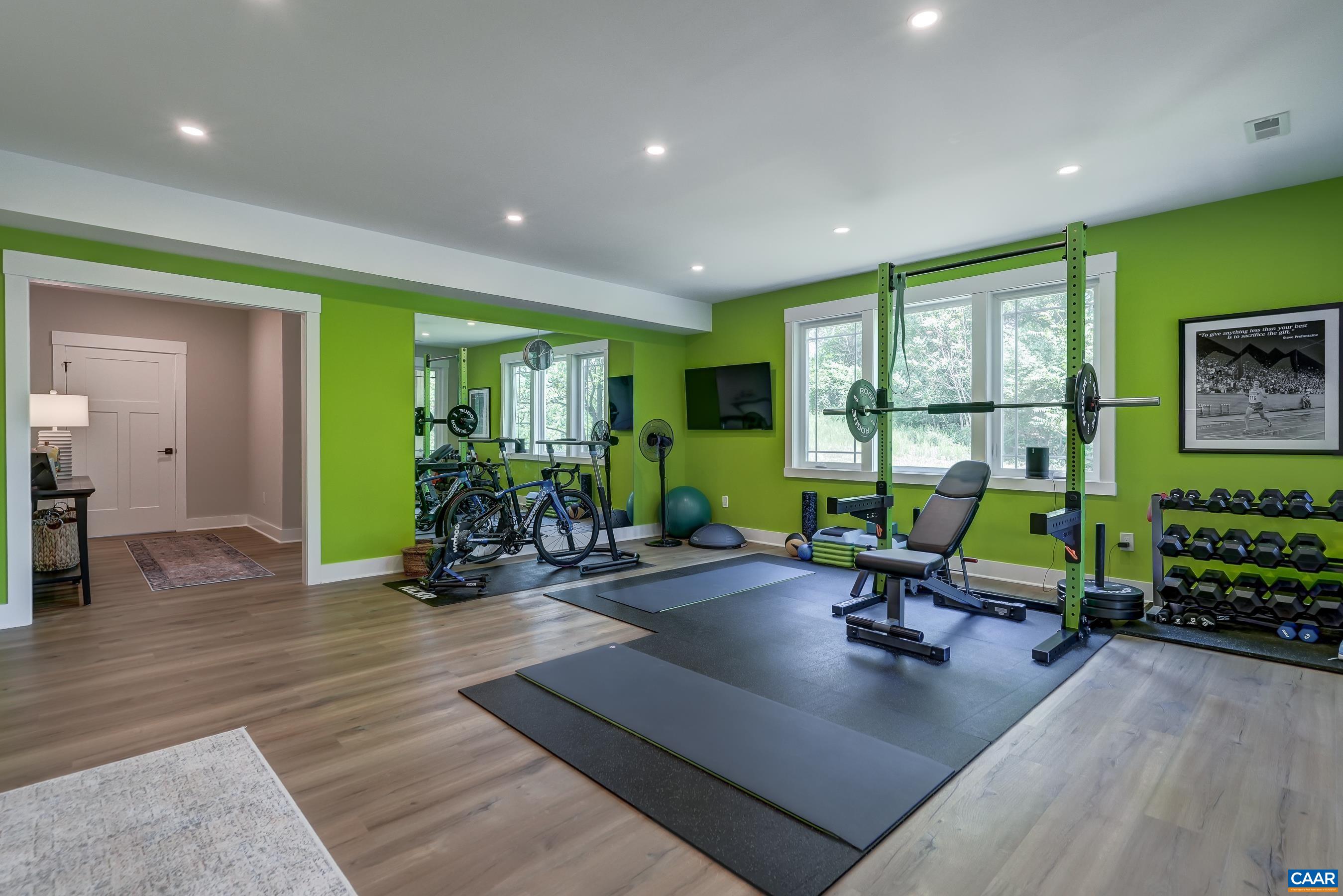 Home gym space! Home gym space!