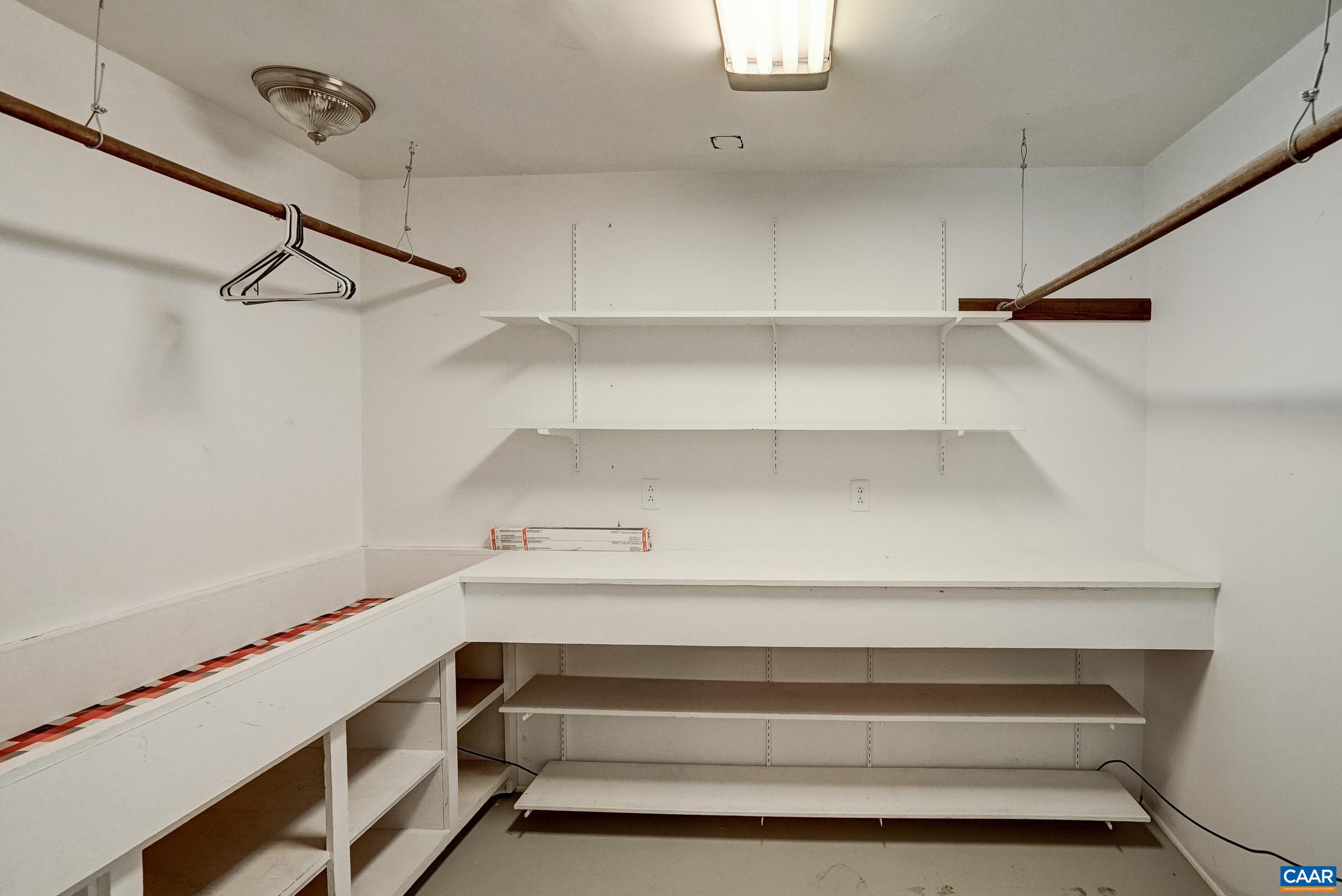 Huge storage closet. Huge storage closet.
