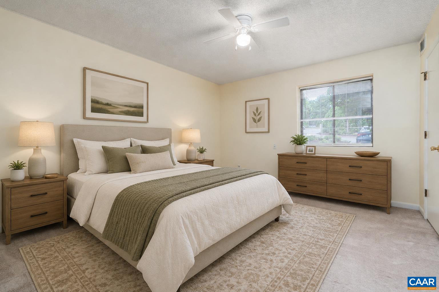 big enough for a king sized bed. Plenty of natural light. Virtually staged big enough for a king sized bed. Plenty of natural light. Virtually staged