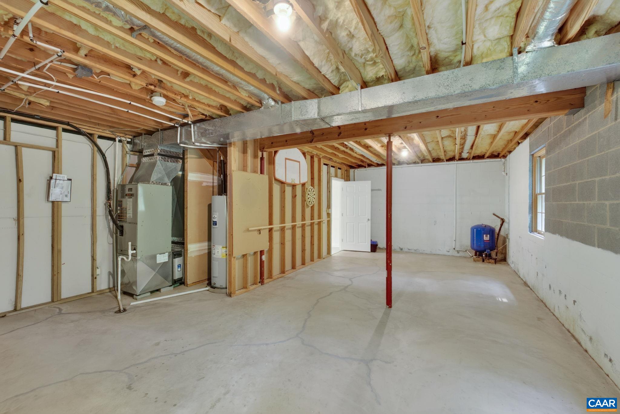 Newly installed waterproofing system with battery backup.