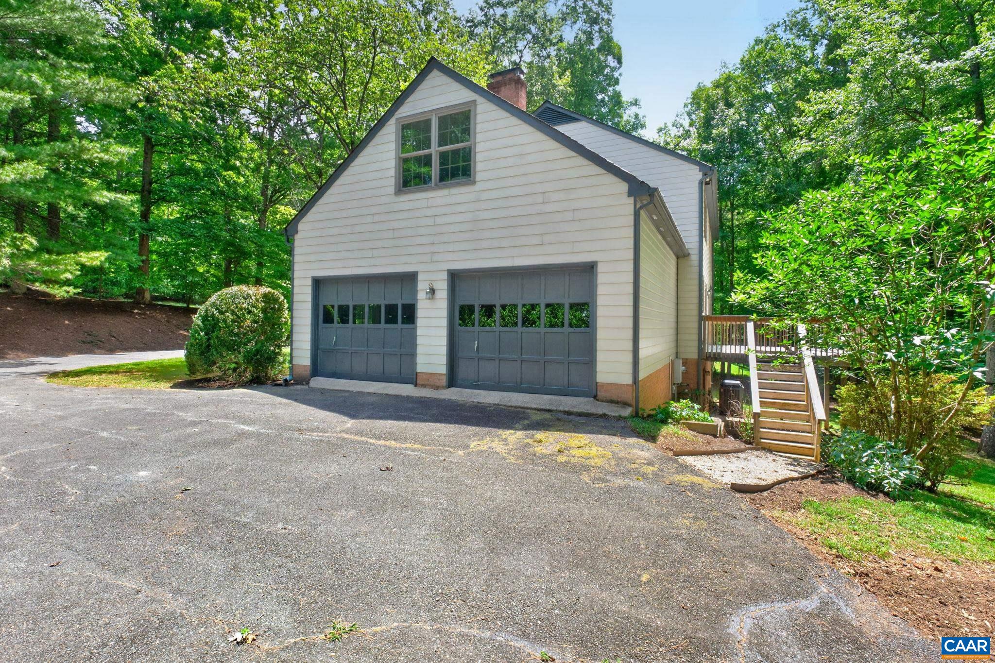 Side entrance to the garage.