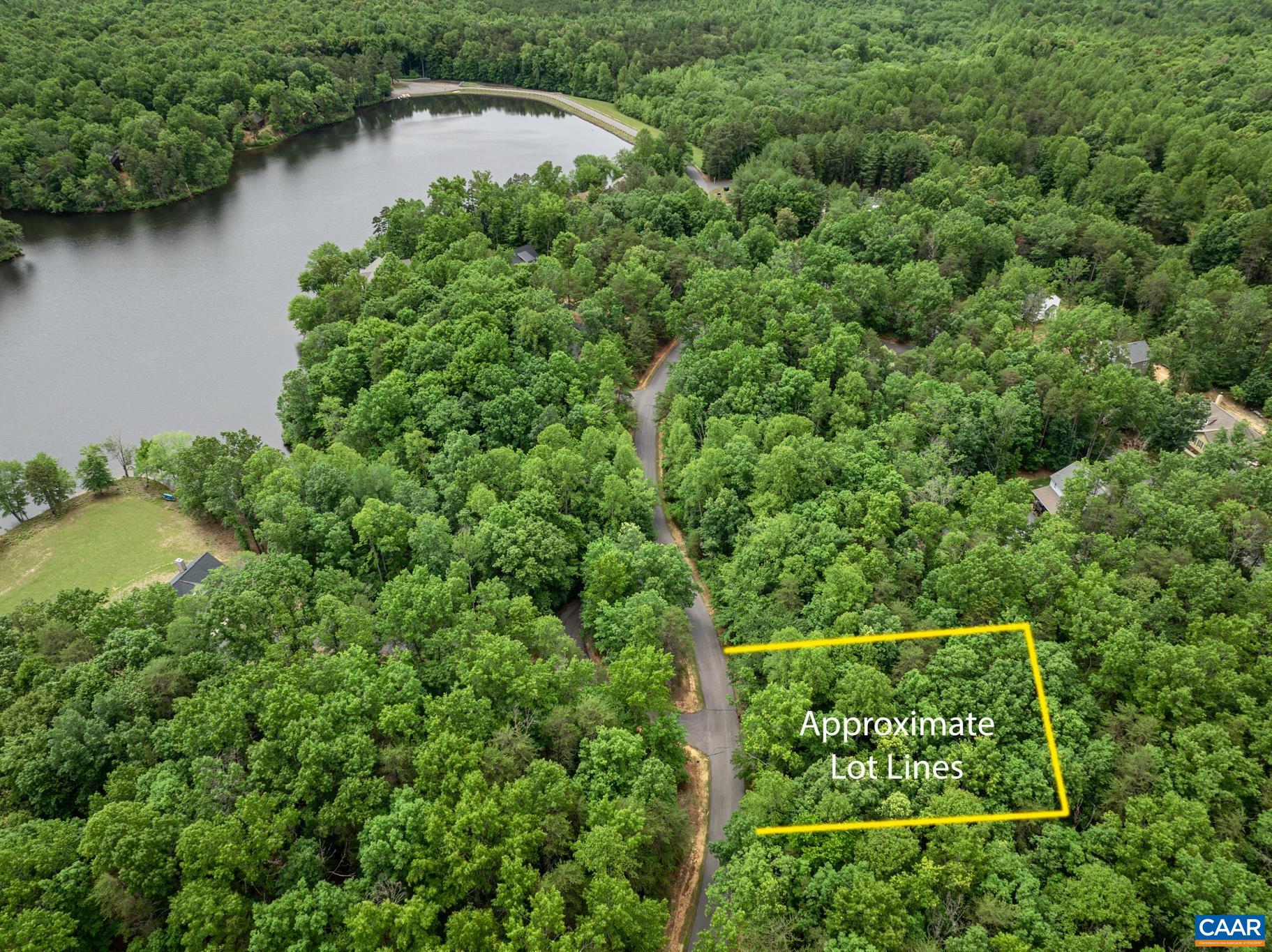 Lot 45 is only yards away from Isaac Lake (officially mapped as Lake Izac) is a 60-acre private, catch-and-release fishing lake located at the center of the Bluegreen Vacations Shenandoah Crossing resort in Gordonsville, Virginia.