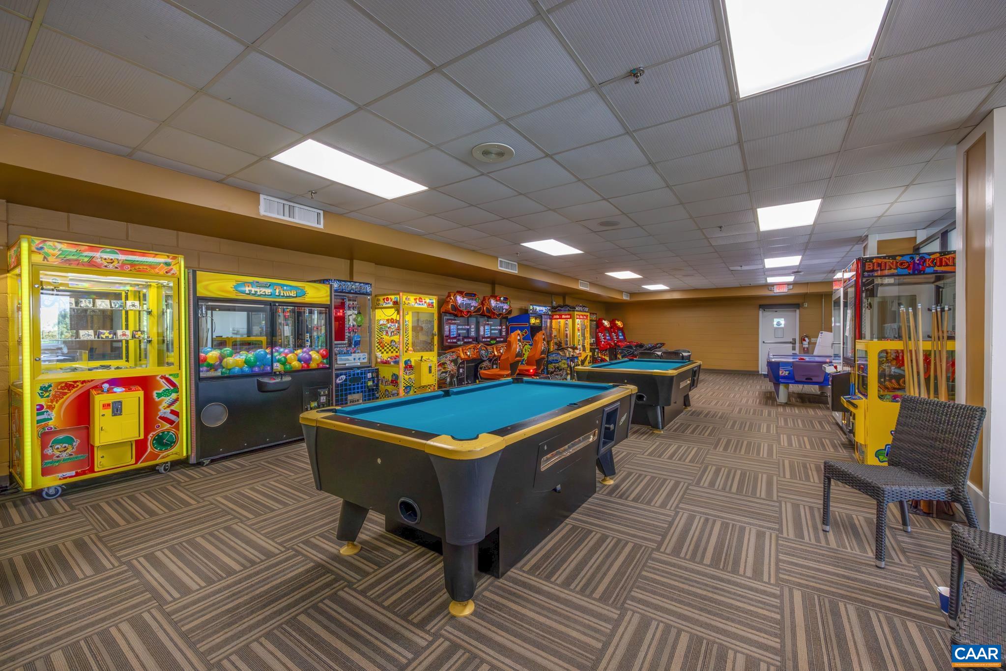 Game Room at the Friendship Square portion of the Shenandoah Crossing Resort.