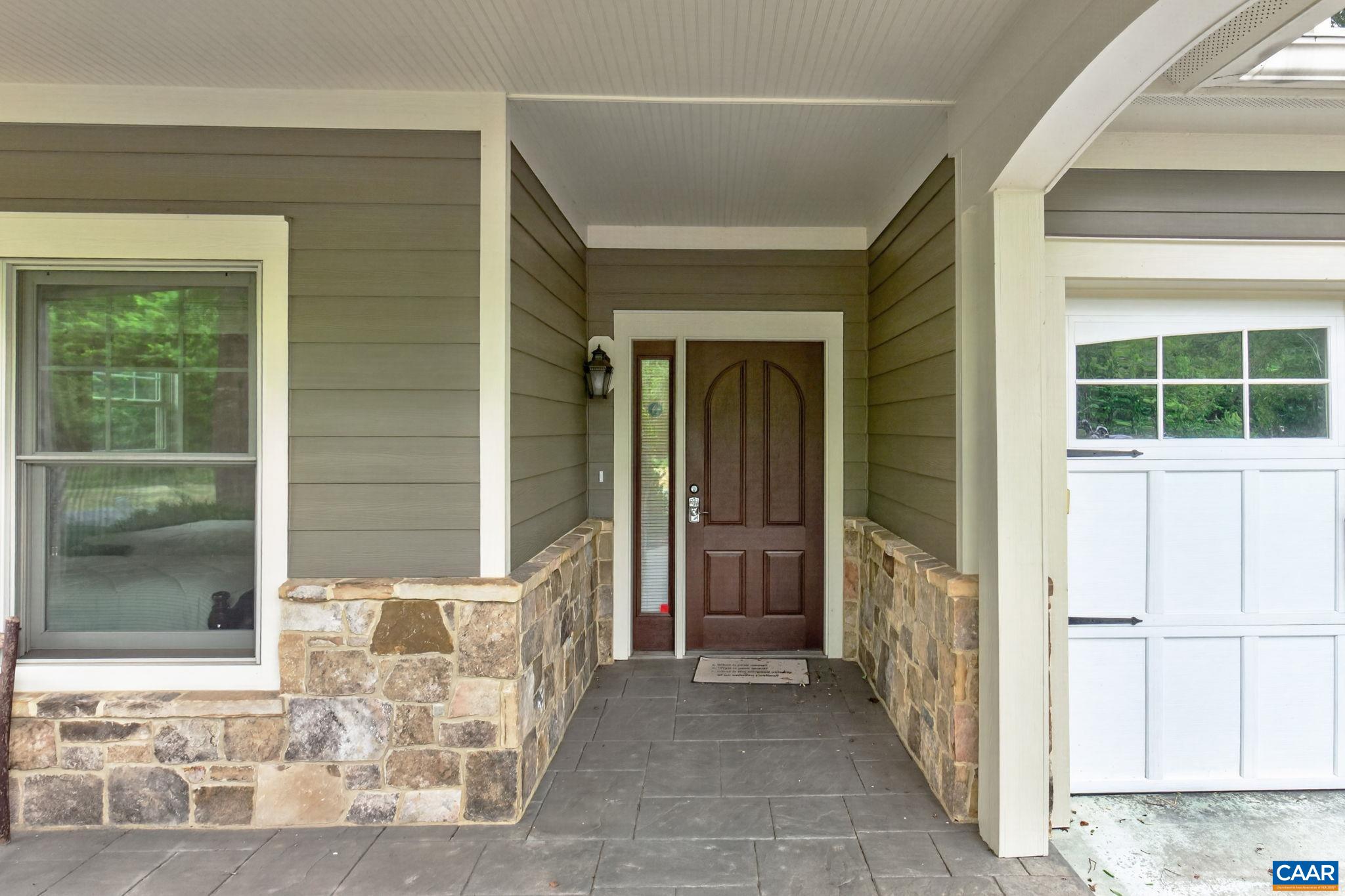 Welcoming entrance.
